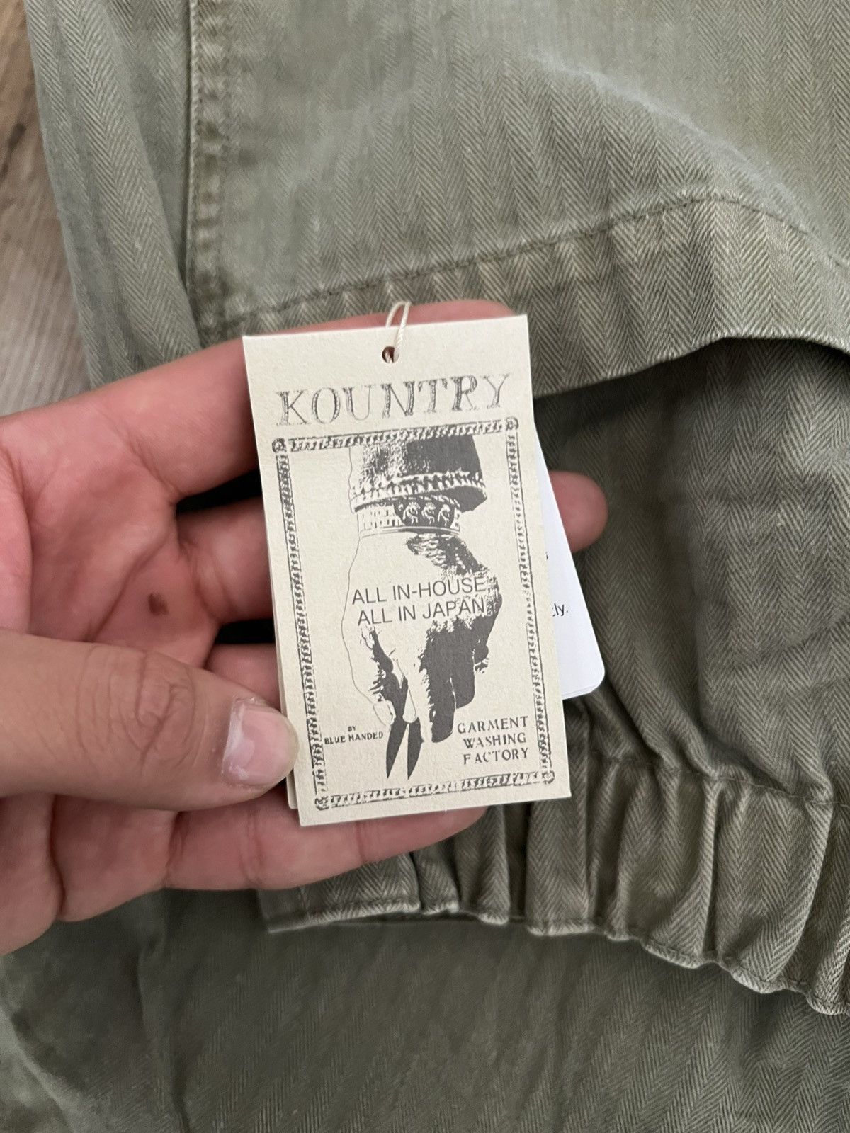 Kapital Kapital Legs Sulfurized Herringbone Easy Baker Pants Size US 32 / EU 48 - 5 Thumbnail