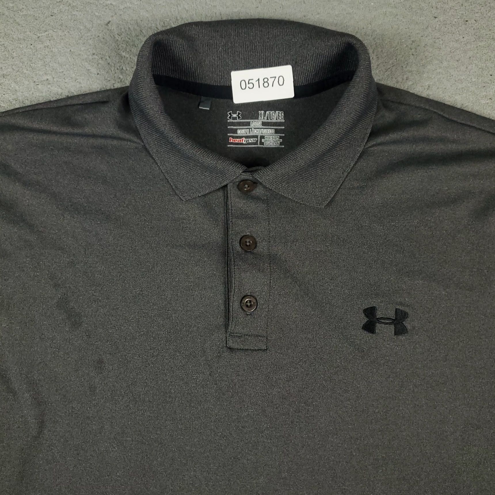 Under Armour Under Armour Polo Shirt Mens Size XL Gray Golf Casual Short Sleeve Size US XL / EU 56 / 4 - 2 Thumbnail