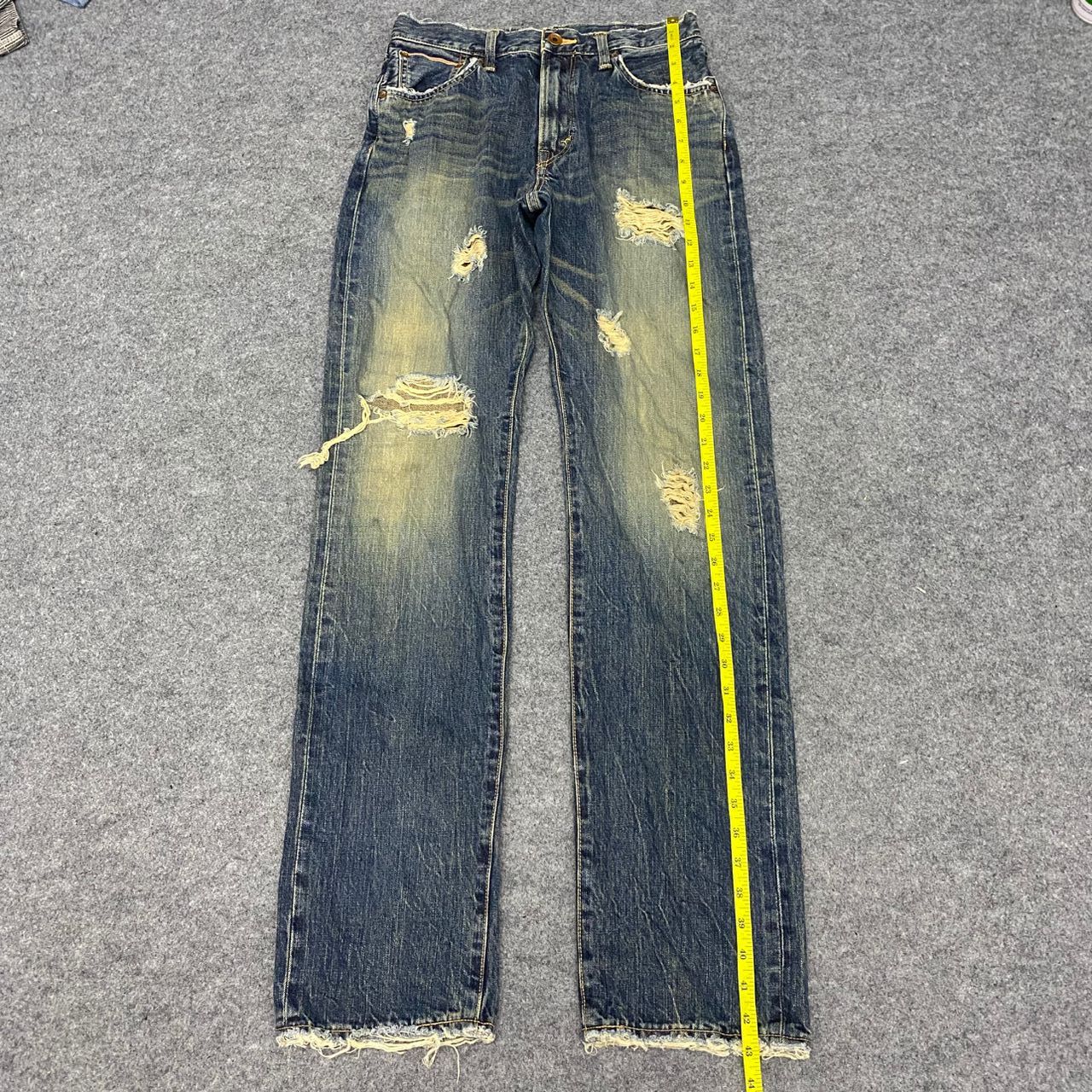 If Six Was Nine 💥Best Offer💥Vintage Edwin 505 Selvegde Distressed Denim Size US 28 / EU 44 - 3 Thumbnail