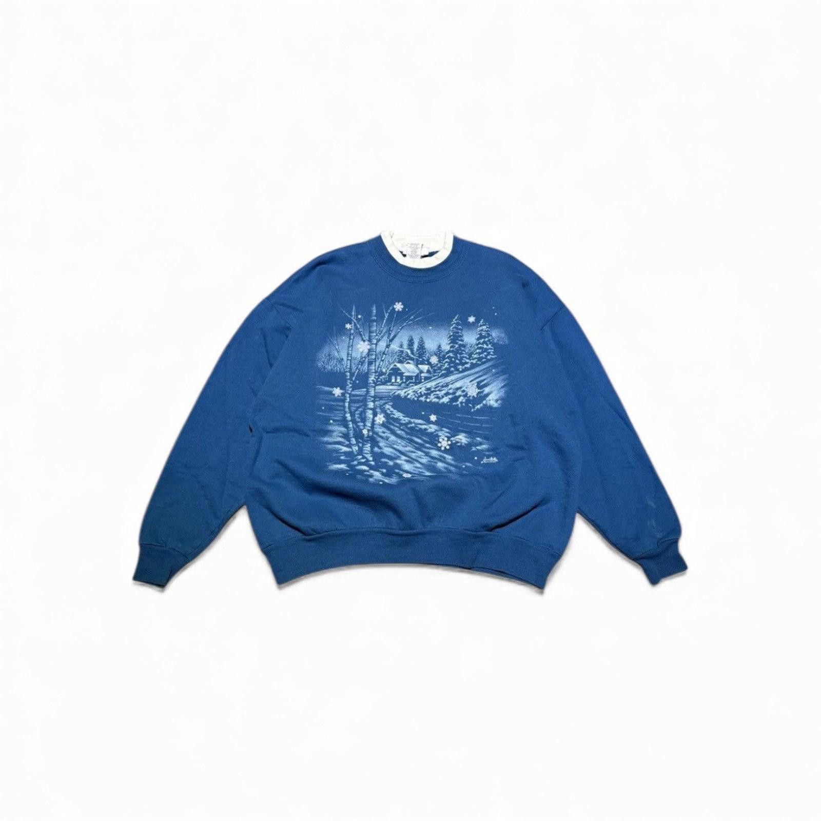Vintage Vintage Morning Sun Christmas Crewneck Size US L / EU 52-54 / 3 - 1 Thumbnail