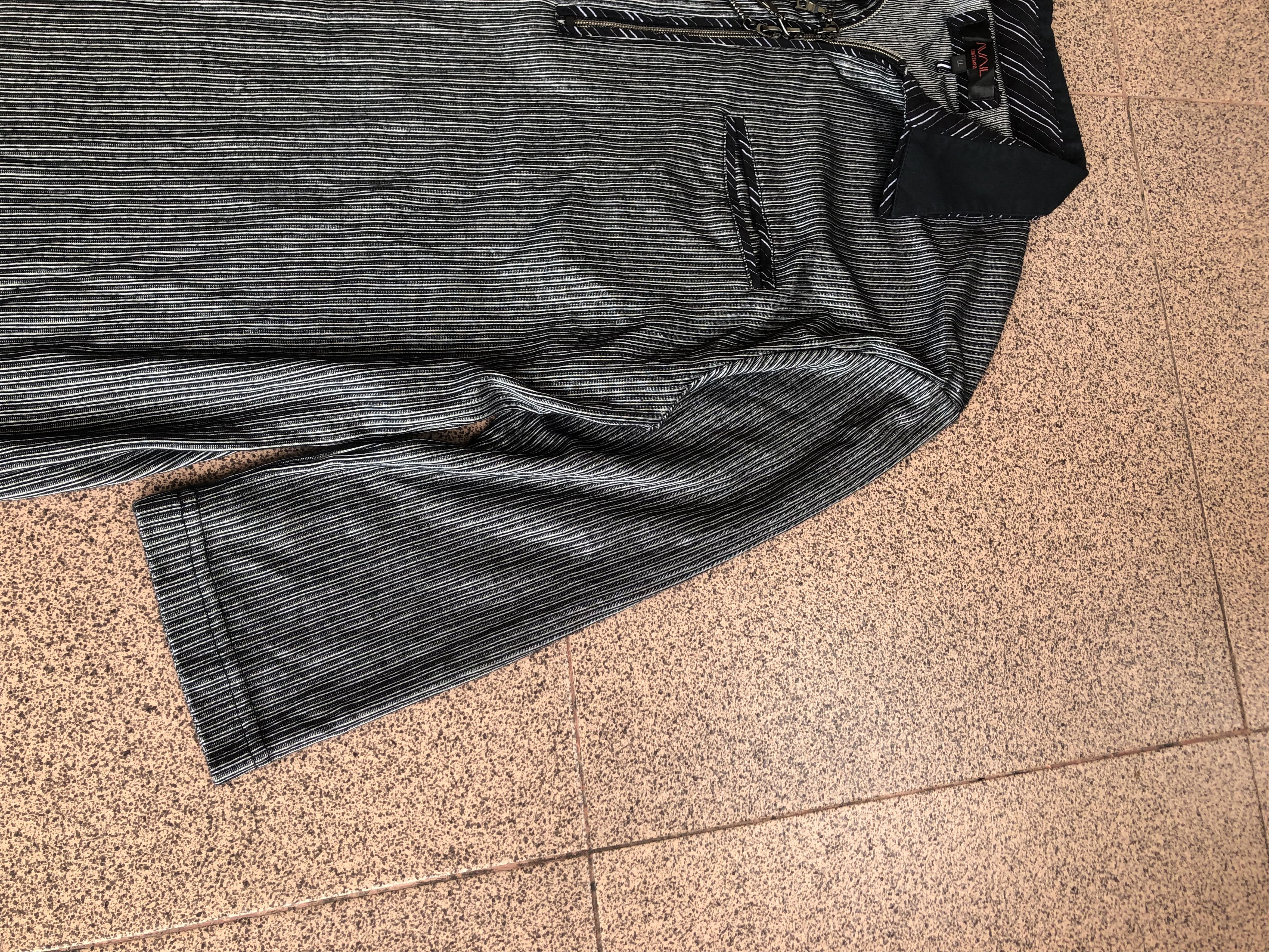 If Six Was Nine 2000s Double Layer Collar Zipper Avail Vkei Style Size US L / EU 52-54 / 3 - 7 Thumbnail