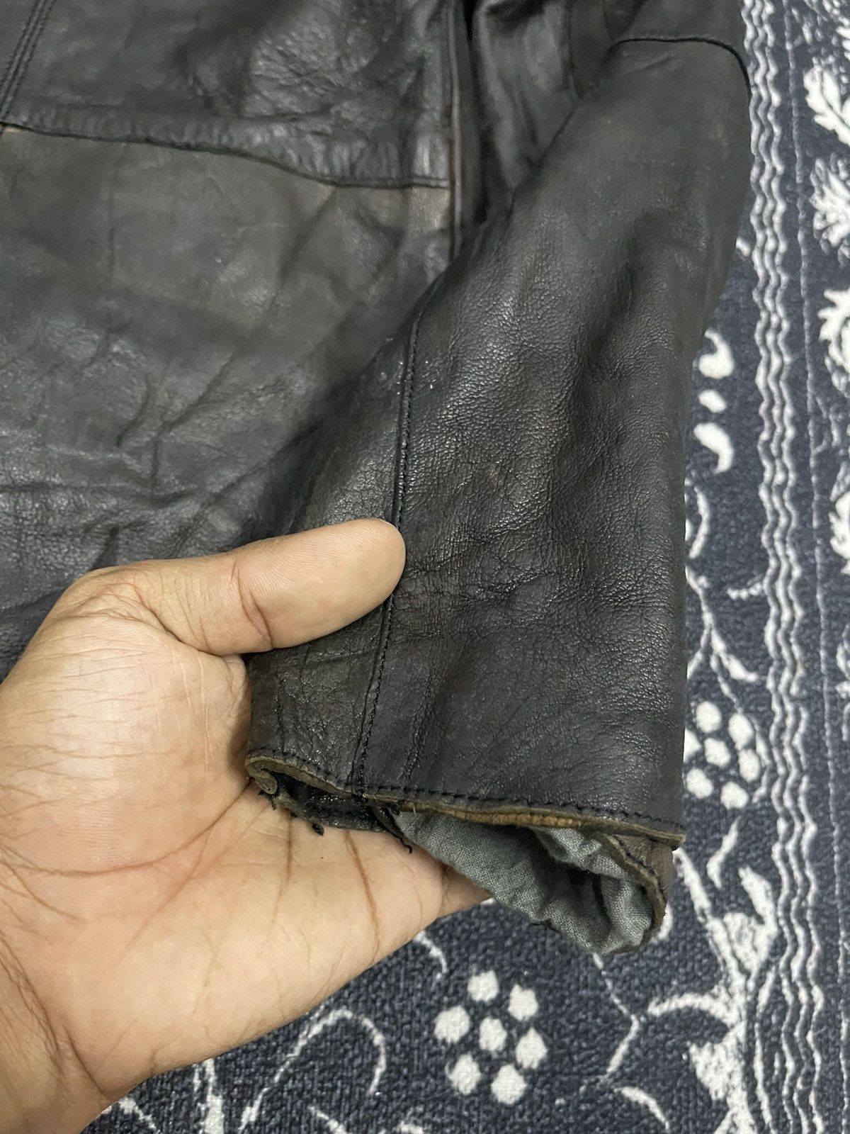 CHRISTIAN PEAU VINTAGE CHRISTIAN PEAU GOAT LEATHER BIKER JACKET Size XS / US 0-2 / IT 36-38 - 17 Thumbnail