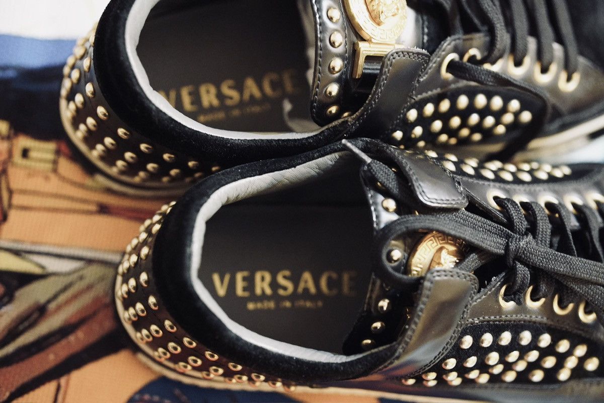 Versace Versace rivet casual shoes Size US 7 / EU 40 - 9 Thumbnail