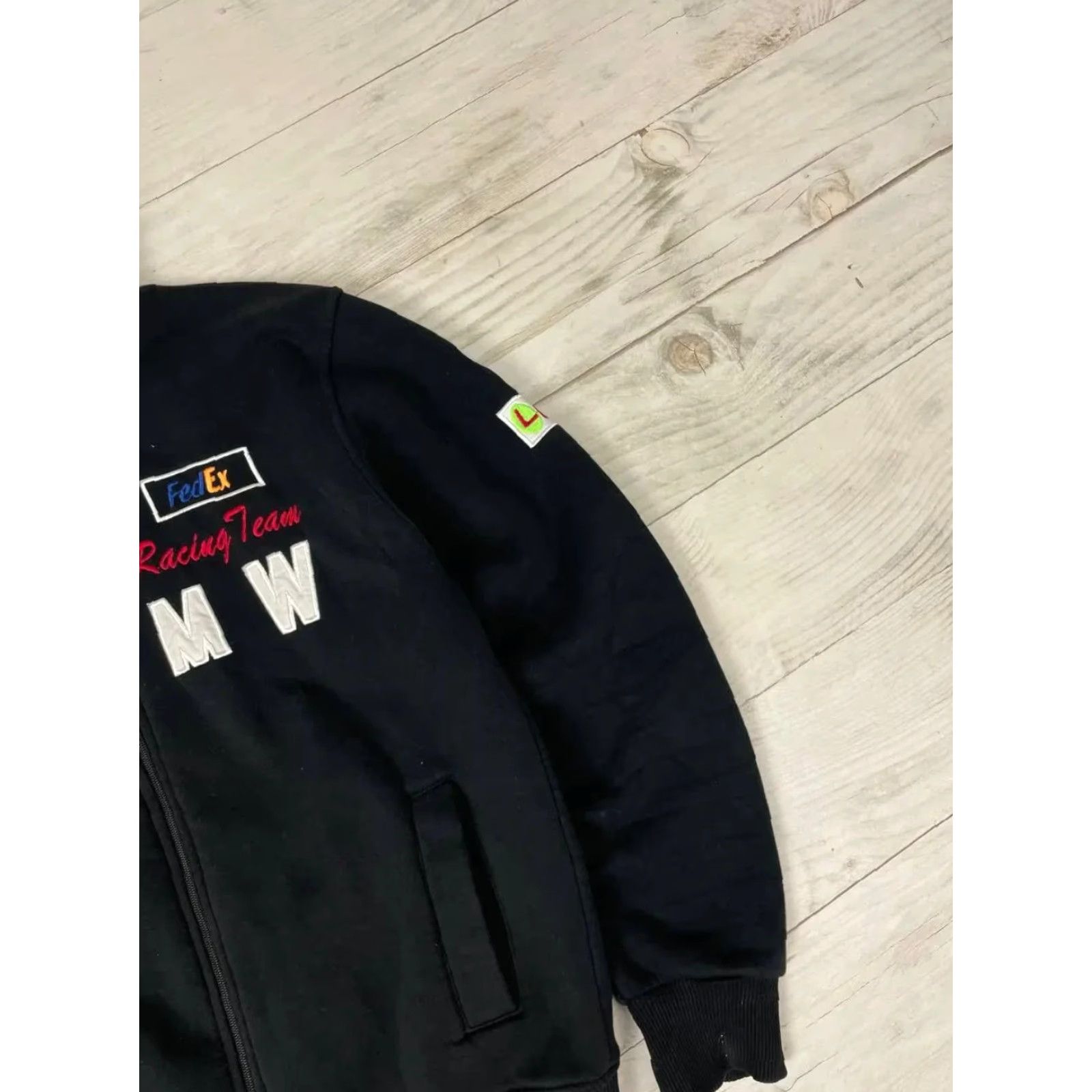 BMW VINTAGE BMW Racing Team Full Zip Sweatshirt Men L Black Logo Sweatshirt Size US L / EU 52-54 / 3 - 4 Thumbnail