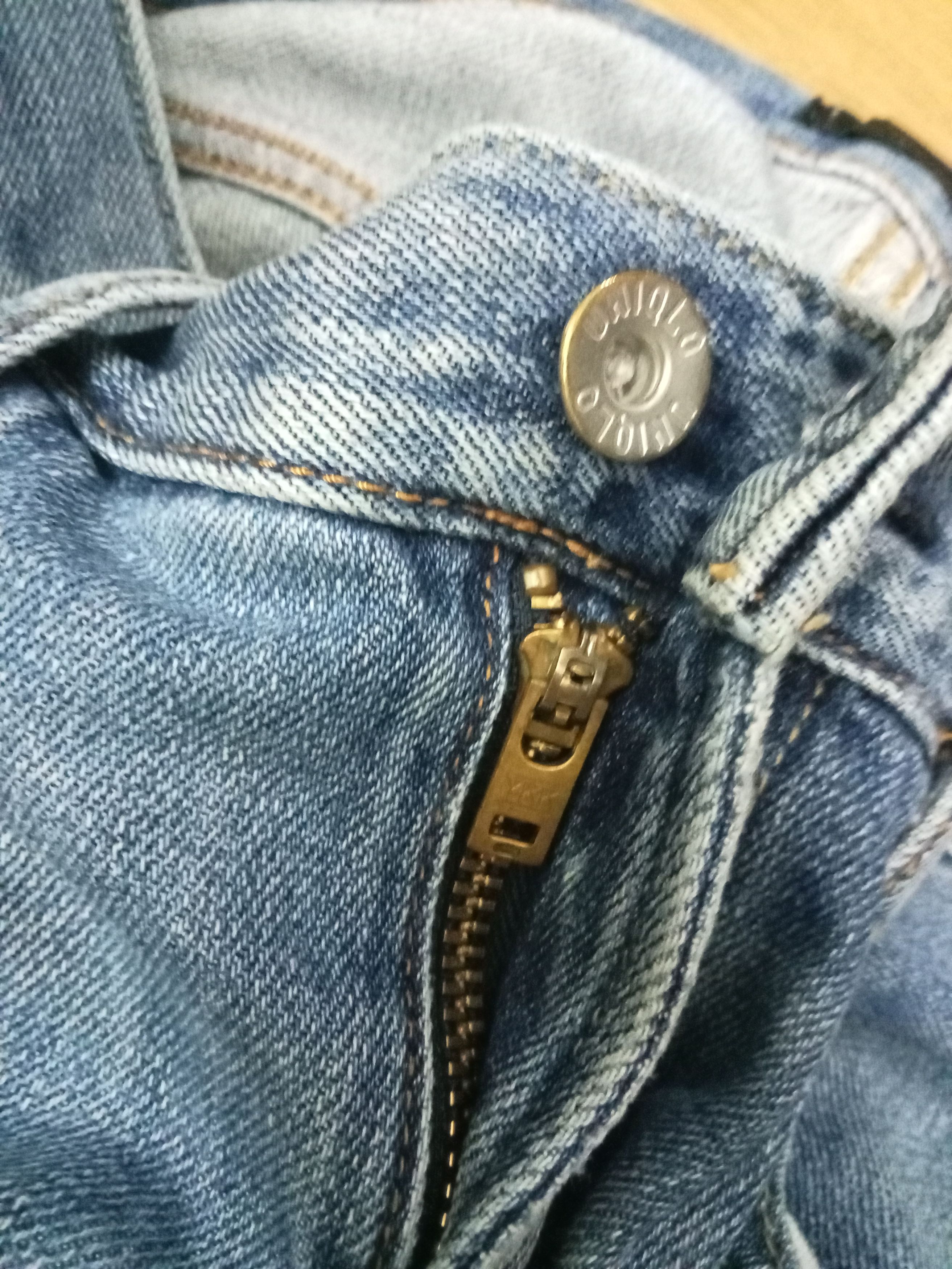 Japanese Brand Vintage Uniqlo Jeans Straight Distressed Denim Size US 30 / EU 46 - 17 Thumbnail