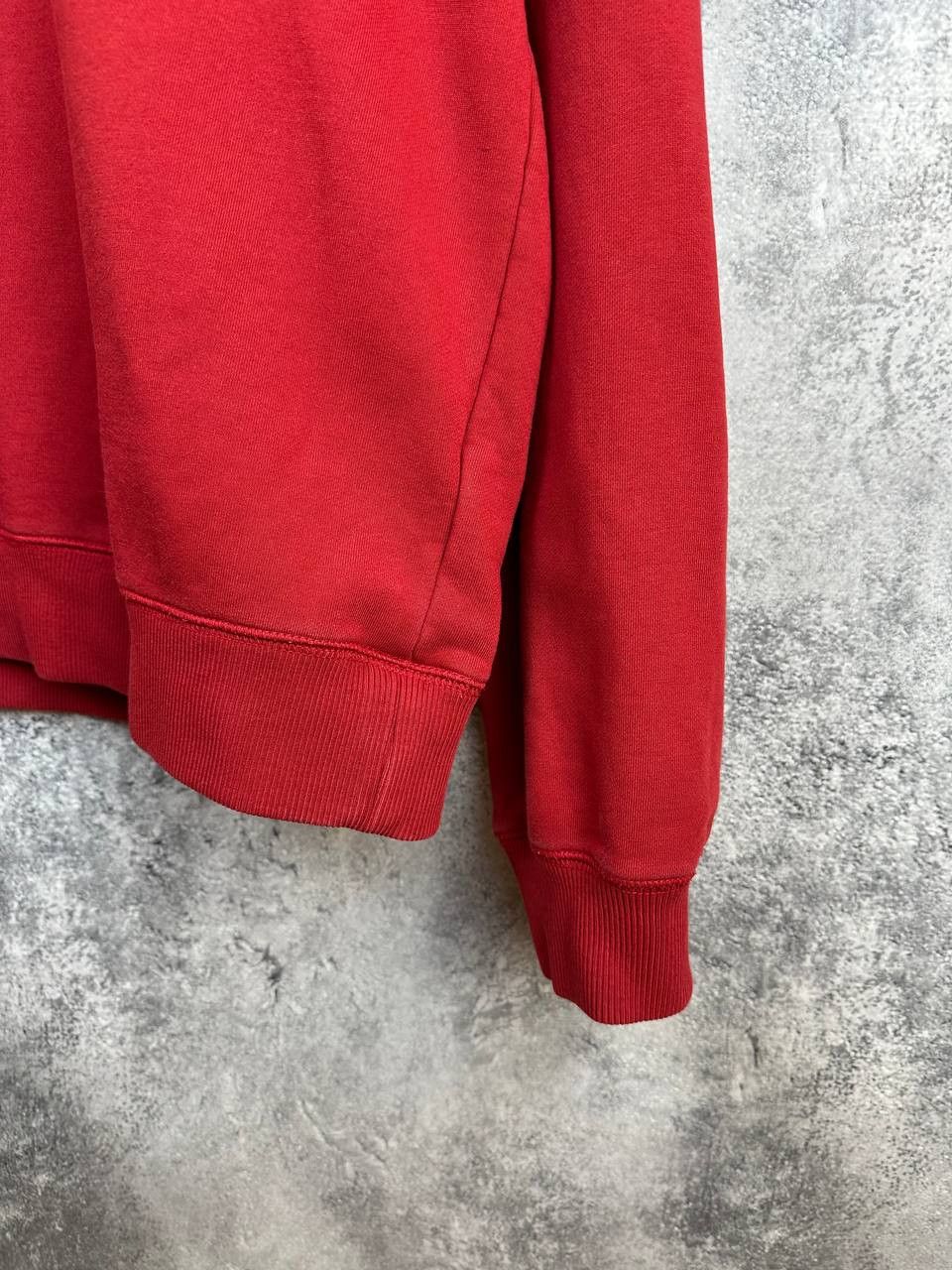 Giorgio Armani Armani Jeans Logo Embroidered Cotton Sweatshirt Red Crewneck Size US XXL / EU 58 / 5 - 8 Thumbnail