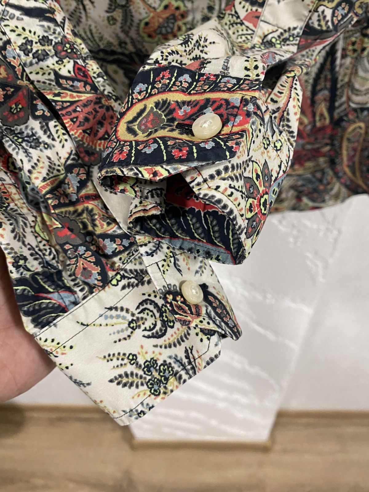 Etro Etro Paisley Cotton Button Shirt Size: 44 Size M / US 6-8 / IT 42-44 - 5 Thumbnail