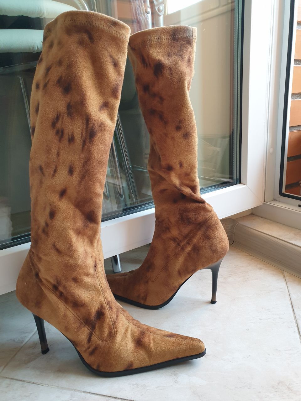 Other Tan stocking boots US sz 6 / Eur sz 36 Size US 6 / IT 36 - 2 Thumbnail