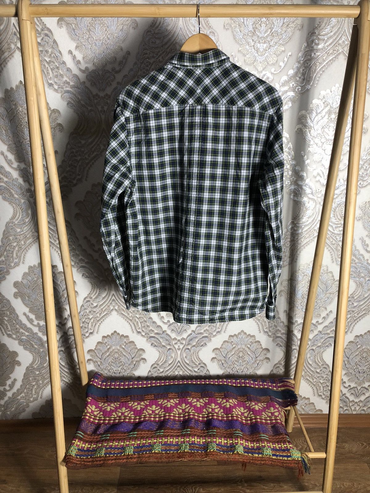 Fred Perry × Vintage VERY RARE FRED PERRY CLASSIC SHIRT FLANNEL LONG SLEEVE DELUX Size US L / EU 52-54 / 3 - 5 Thumbnail