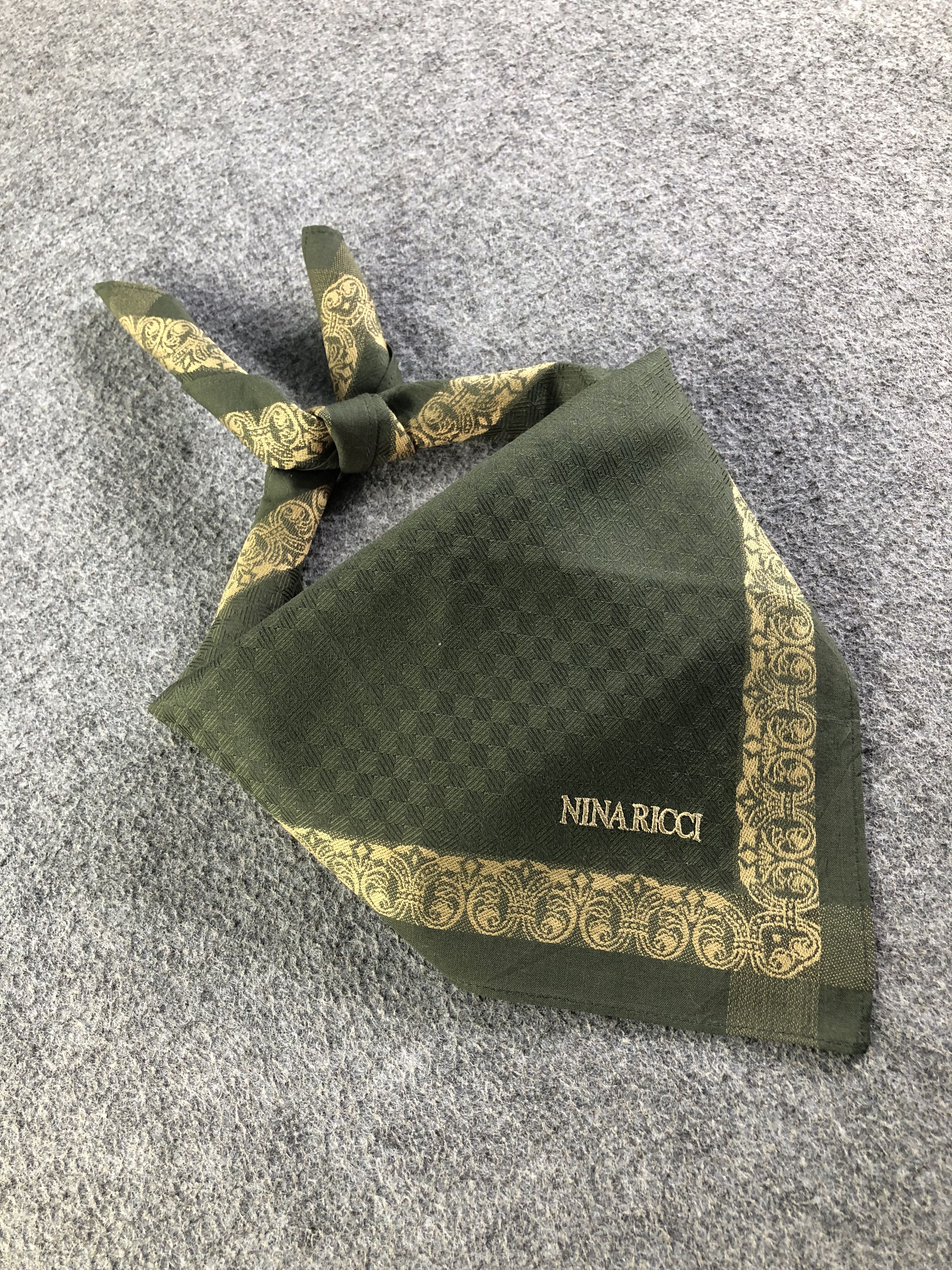 Nina Ricci Nina Ricci Handkerchief / Bandana / Neckerchief C363 Size ONE SIZE - 1 Thumbnail