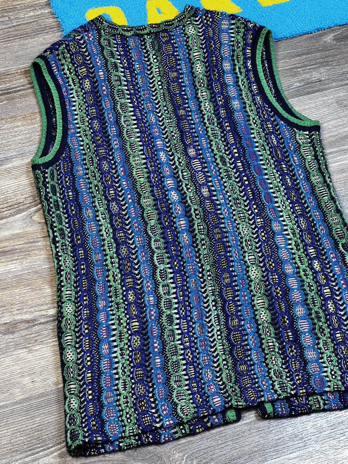 Missoni Missoni Multicolour Mohair Wool Long Knit Vest Sweater Size L / US 10 / IT 46 - 9 Thumbnail