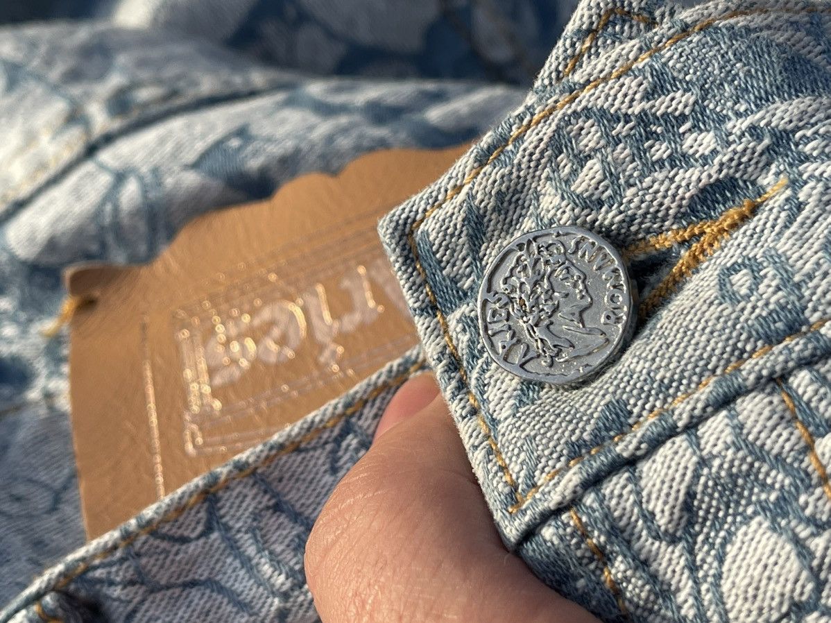 Aries Aries Acid Cartoon print denim jeans blue Size US 32 / EU 48 - 25 Thumbnail