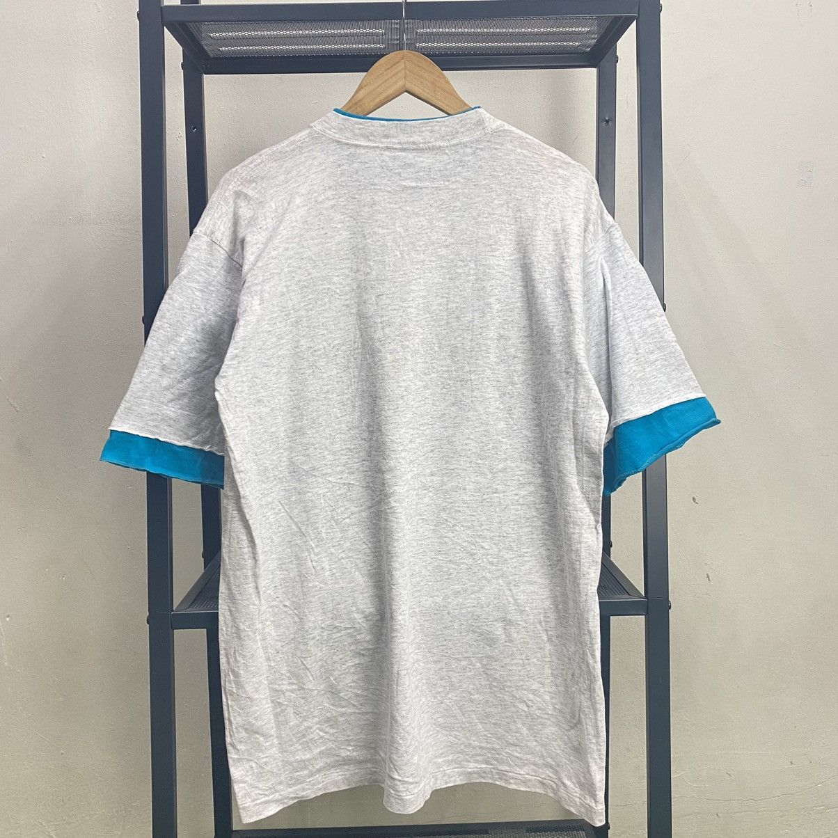 NBA × Salem Sportswear × Vintage Vintage NBA Charlotte Hornets Salem Sportswear T-Shirt Size US L / EU 52-54 / 3 - 2 Thumbnail
