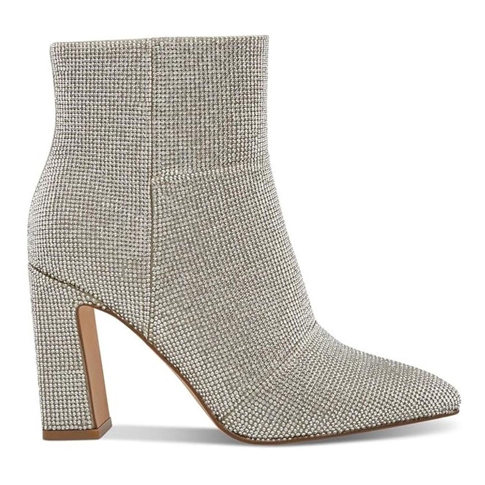The Unbranded Brand Madden Girl Bonnie Silver Crystal Dress Booties Size 6M Size US 6 / IT 36 - 2 Thumbnail