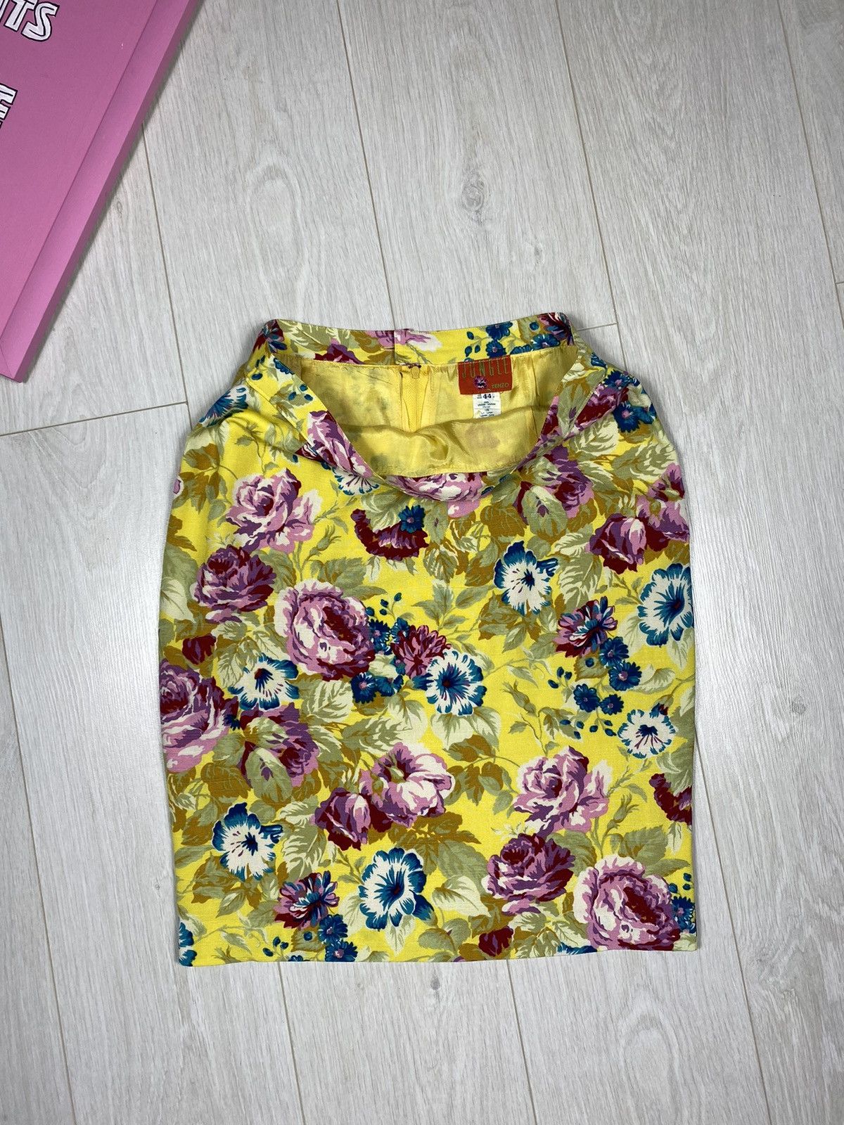 Kenzo × Vintage Kenzo Jungle Gonna 80s Skirt Size 28" / US 6 / IT 42 - 5 Thumbnail