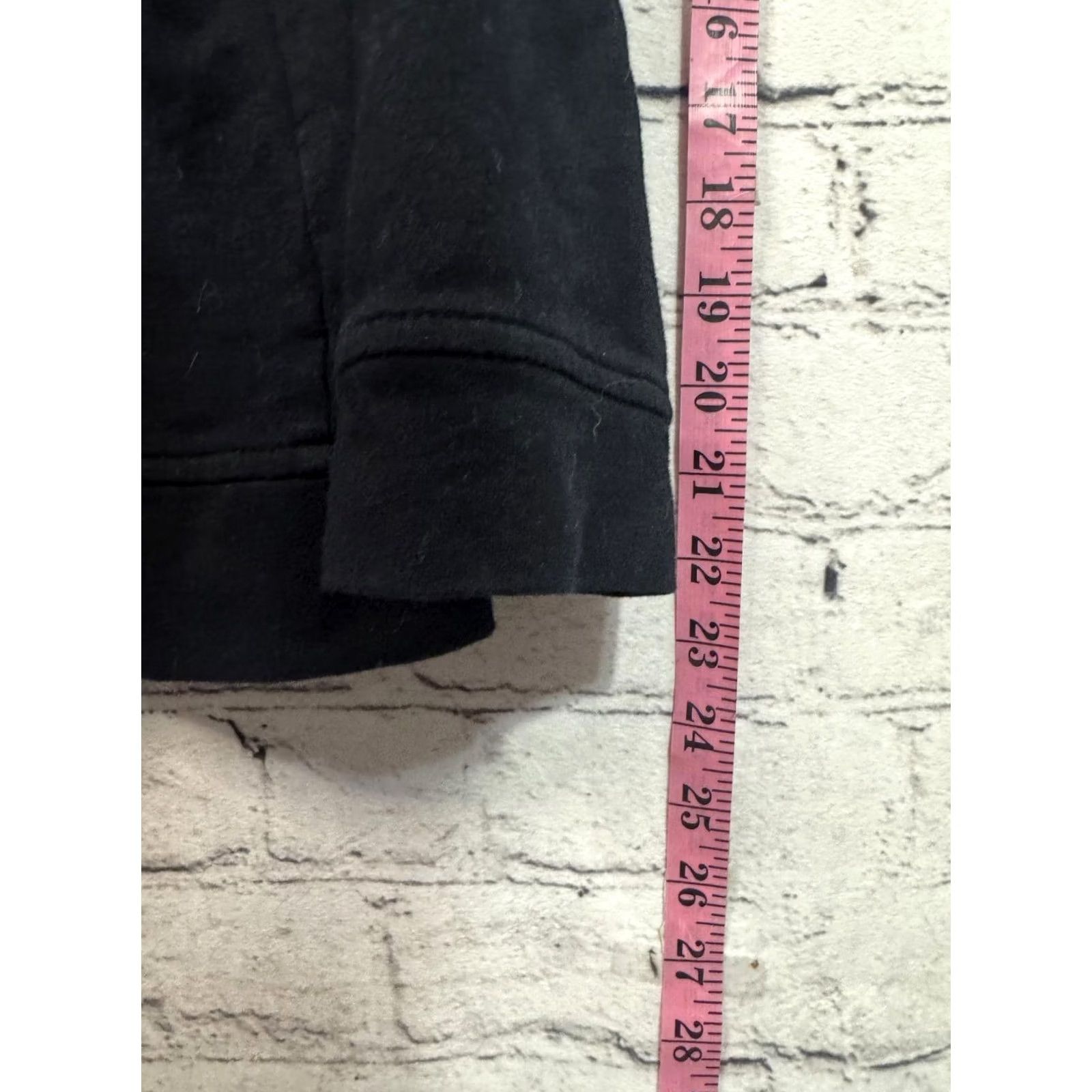 JM Collection JM Collection Black Zip-Up Jacket Petite Regular M Women's Long Sleeve Studded Detail Size M / US 6-8 / IT 42-44 - 5 Thumbnail