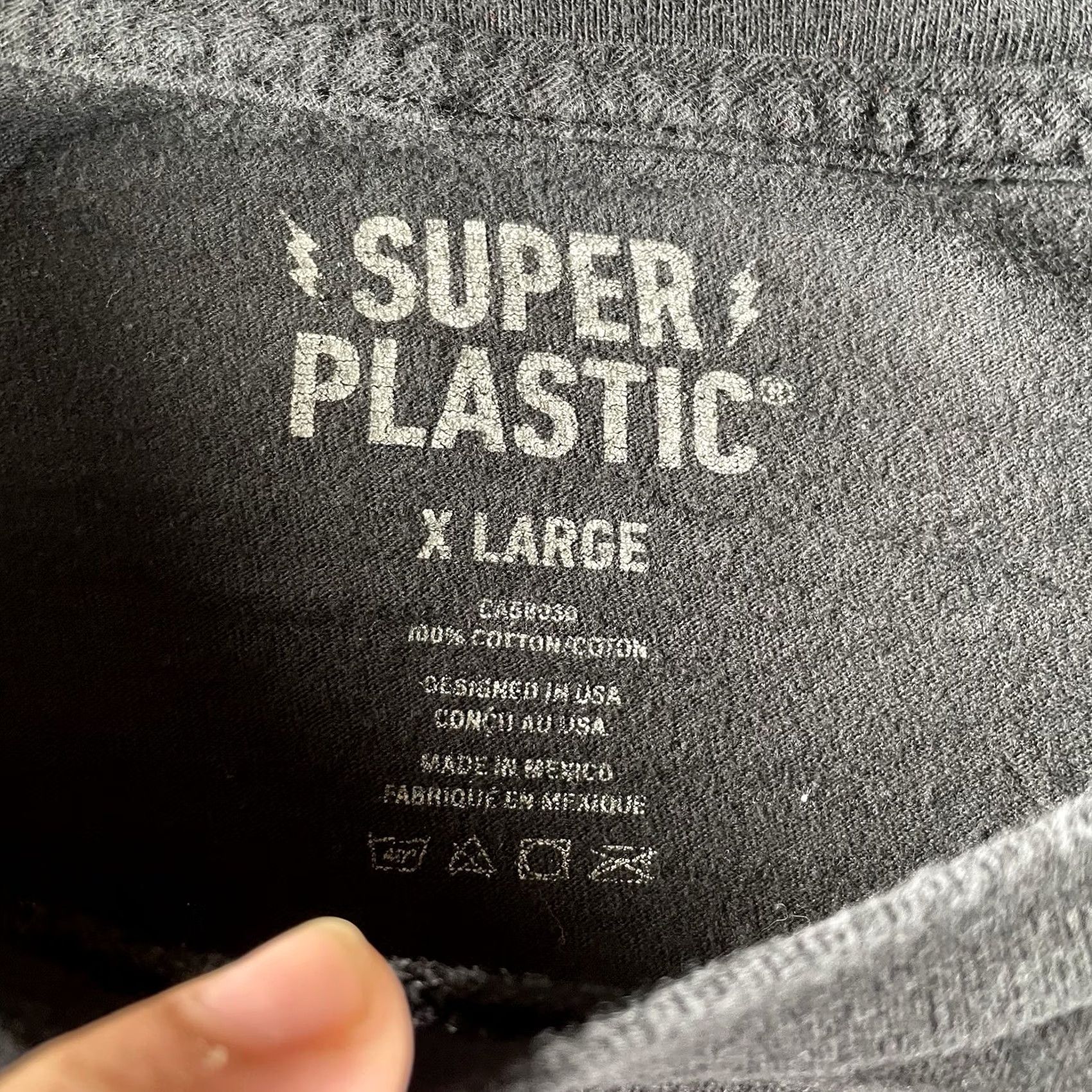 Vintage Super Plastic Shirt Men XL Kranky Fortress Tee Black Crew Neck Short Sleeve Jersey T-Shirt 2.0 Size US XL / EU 56 / 4 - 3 Thumbnail