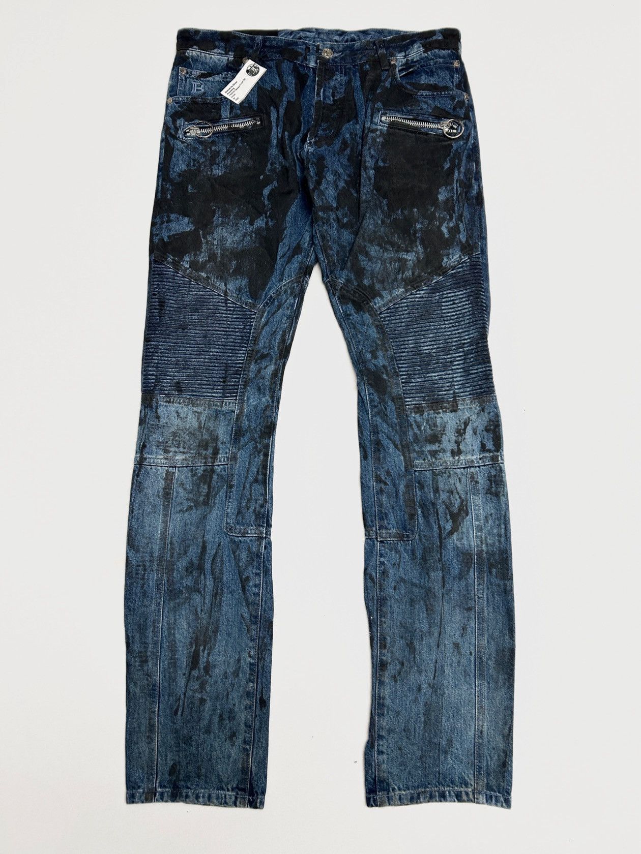 FW2018 Paneled Front Zip Denim