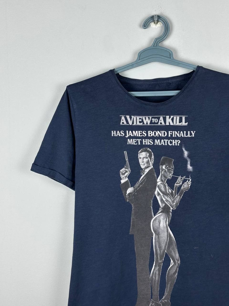 Vintage Vintage 007 James Bond A View To A Kill Movie T-Shirt Size US L / EU 52-54 / 3 - 3 Thumbnail
