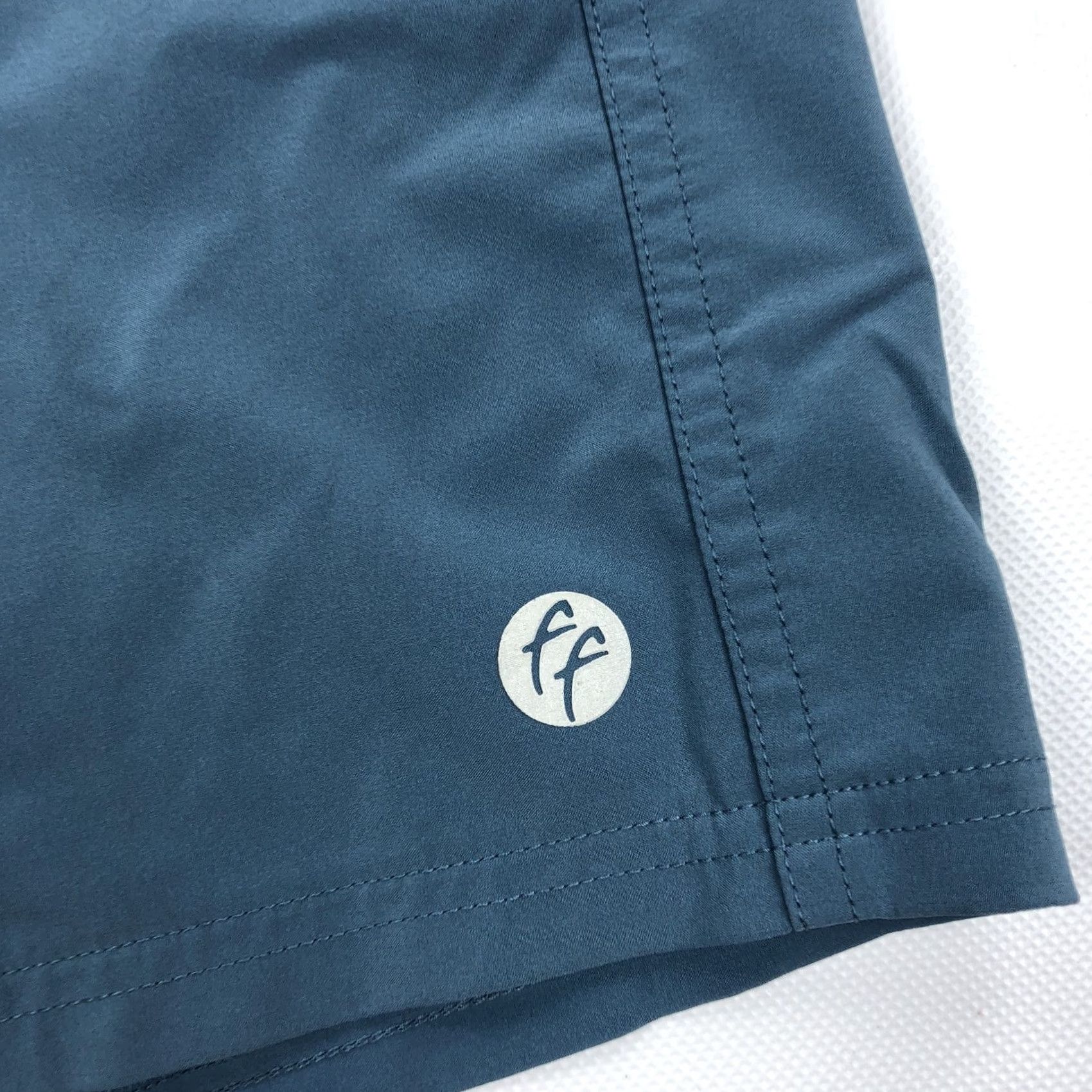 Vintage Free Fly Men's 32 Teal Blue Breeze Performance Chino Shorts Stretch Quick Dry Breathable Pockets Flat Front Zipper Button N/A Size 32 Size US 32 / EU 48 - 4 Thumbnail