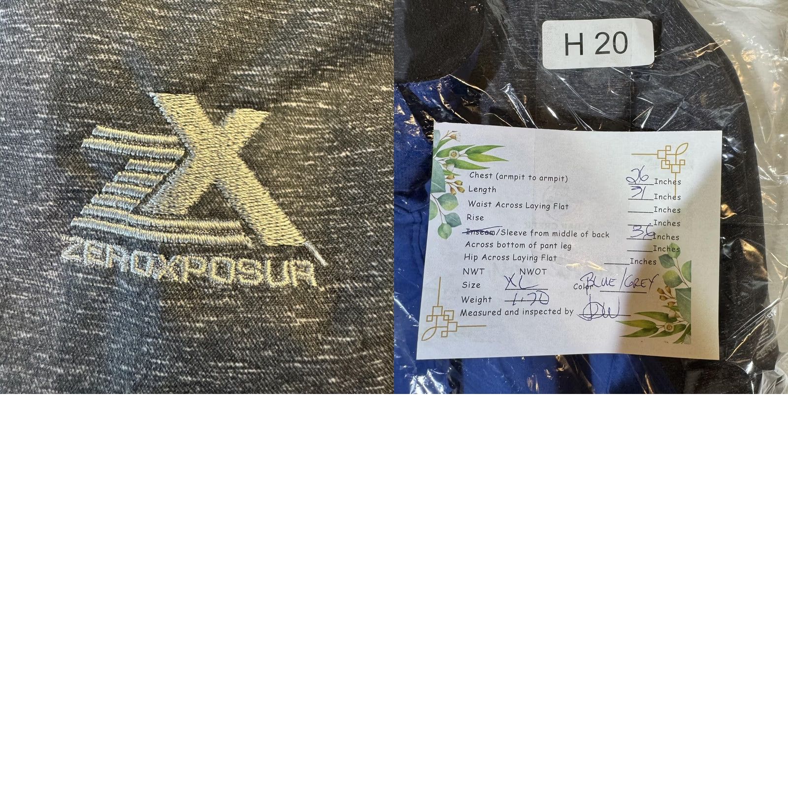 ZeroXposur ZeroXposur Jacket Mens XL Blue Gray Insulated Full Zip Winter Coat Size US XL / EU 56 / 4 - 10 Thumbnail