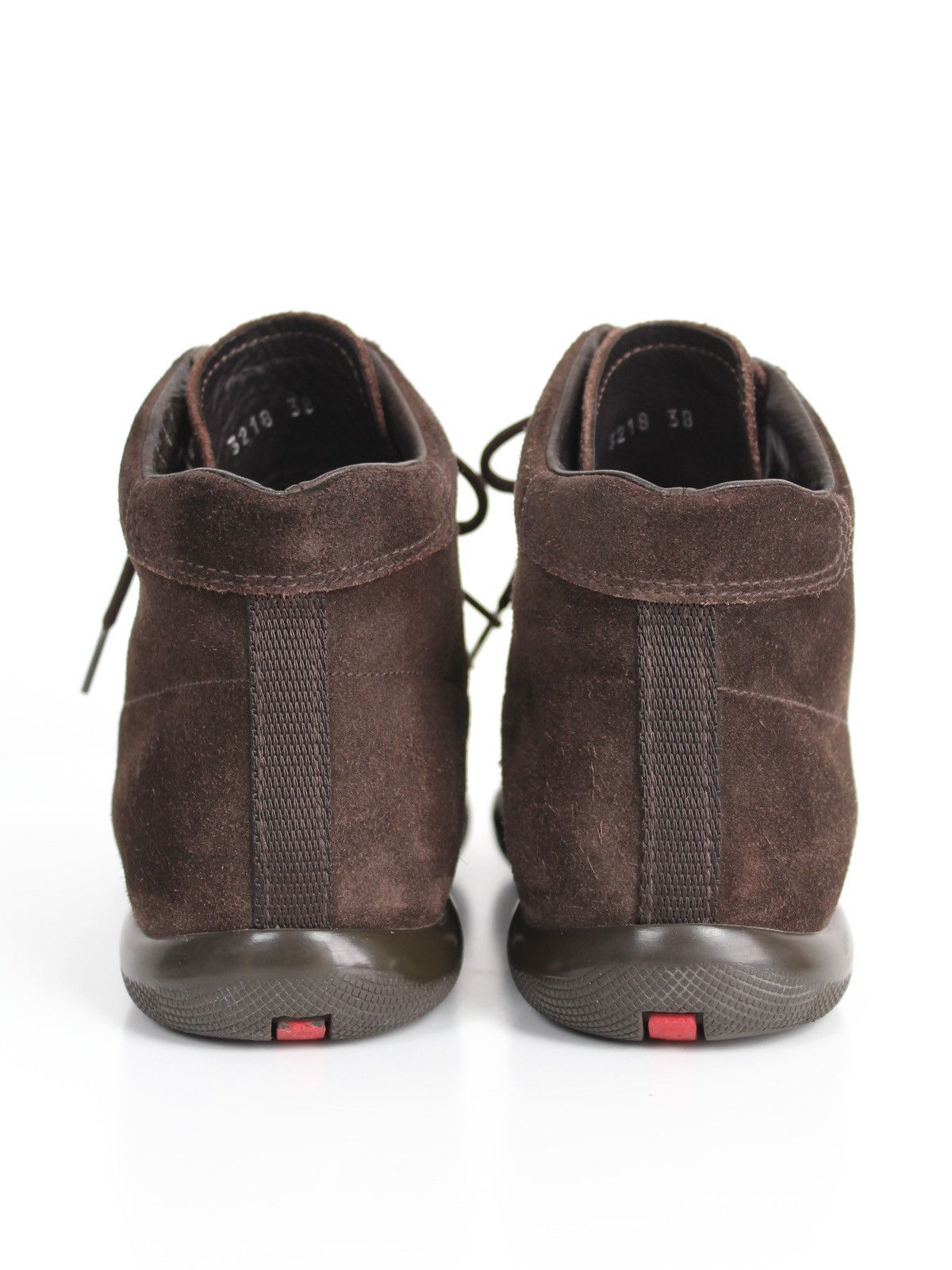 Prada Prada Sport Linea Rossa 00s Brown Suede Sneakers Size US 8 / IT 38 - 4 Thumbnail
