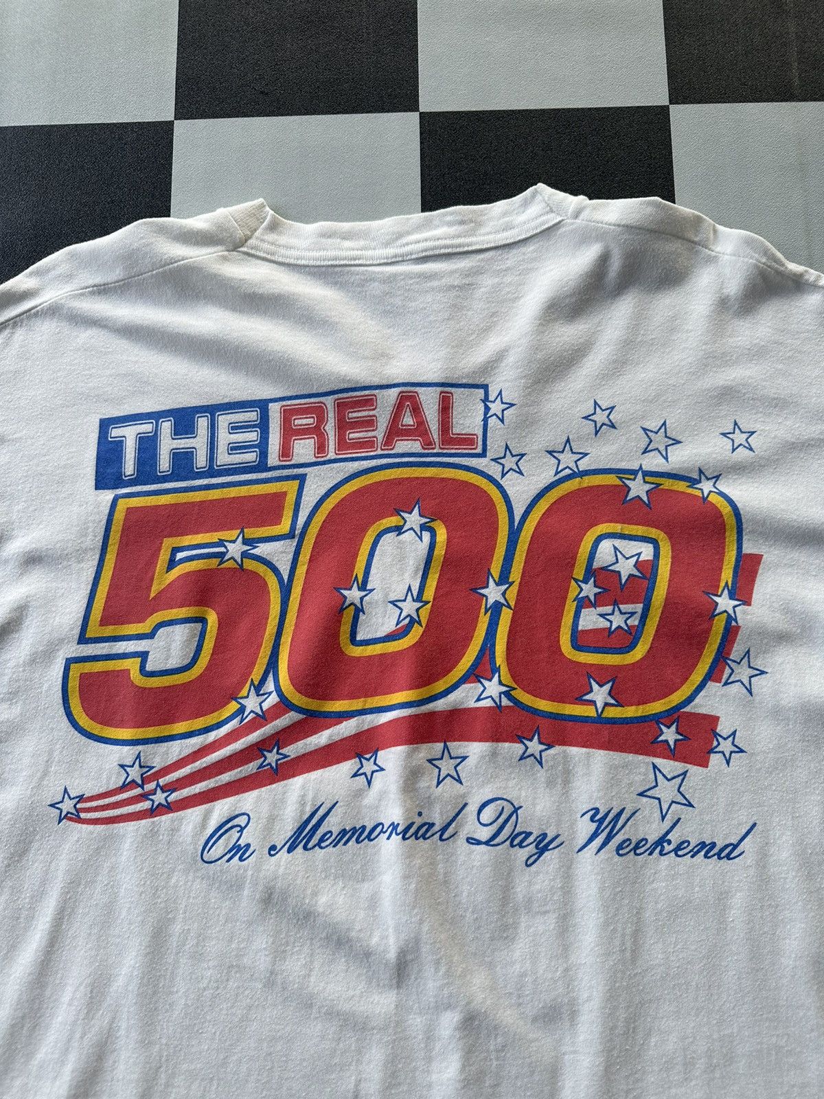 Formula 1 Vintage Us 500 Speedway 1996 Single Stitch Tshirt A499 Size US L / EU 52-54 / 3 - 5 Thumbnail