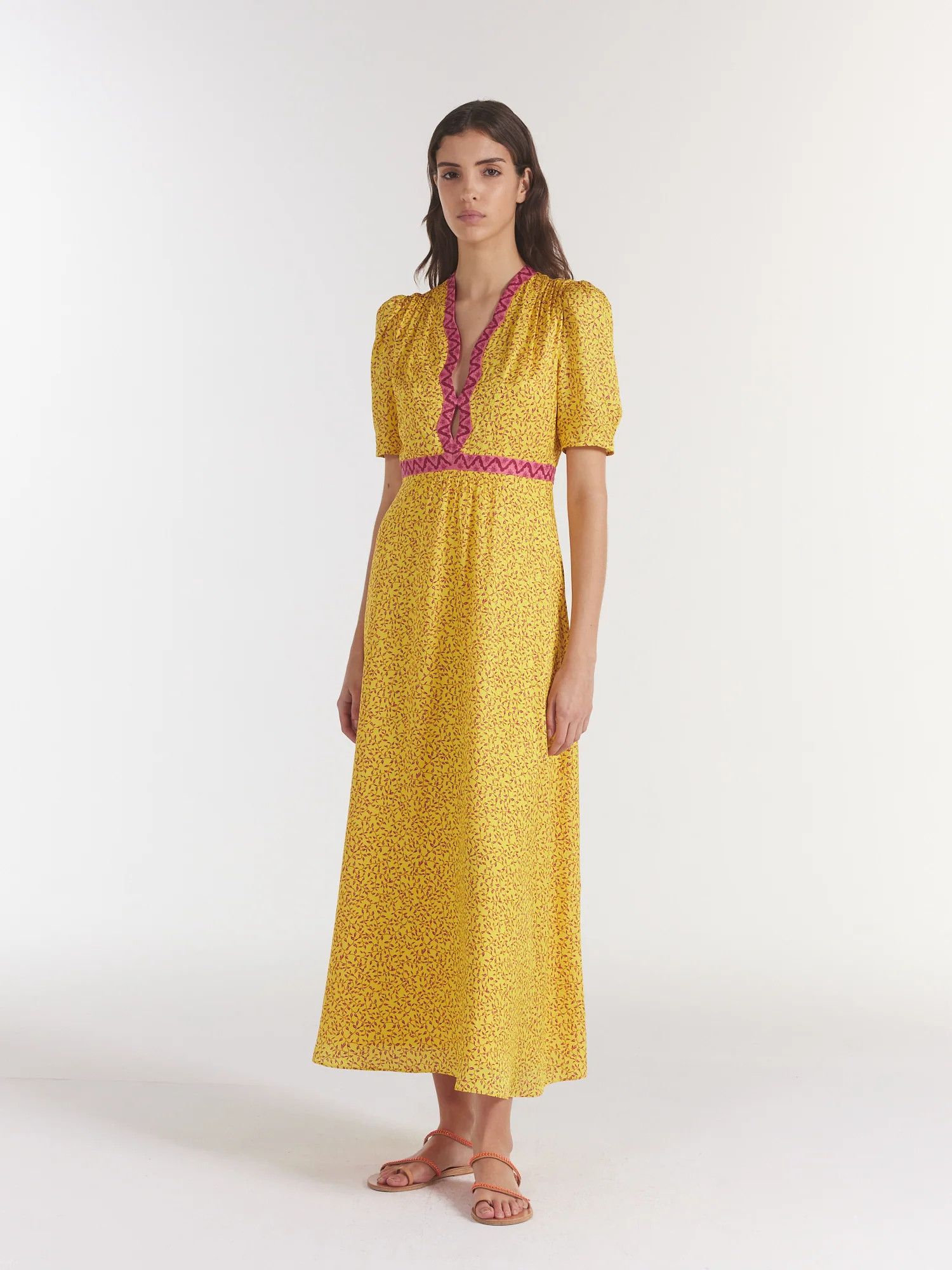 Other o1s22i1n0924 Midi Tabitha in Yellow Size XS / US 0-2 / IT 36-38 - 2 Thumbnail