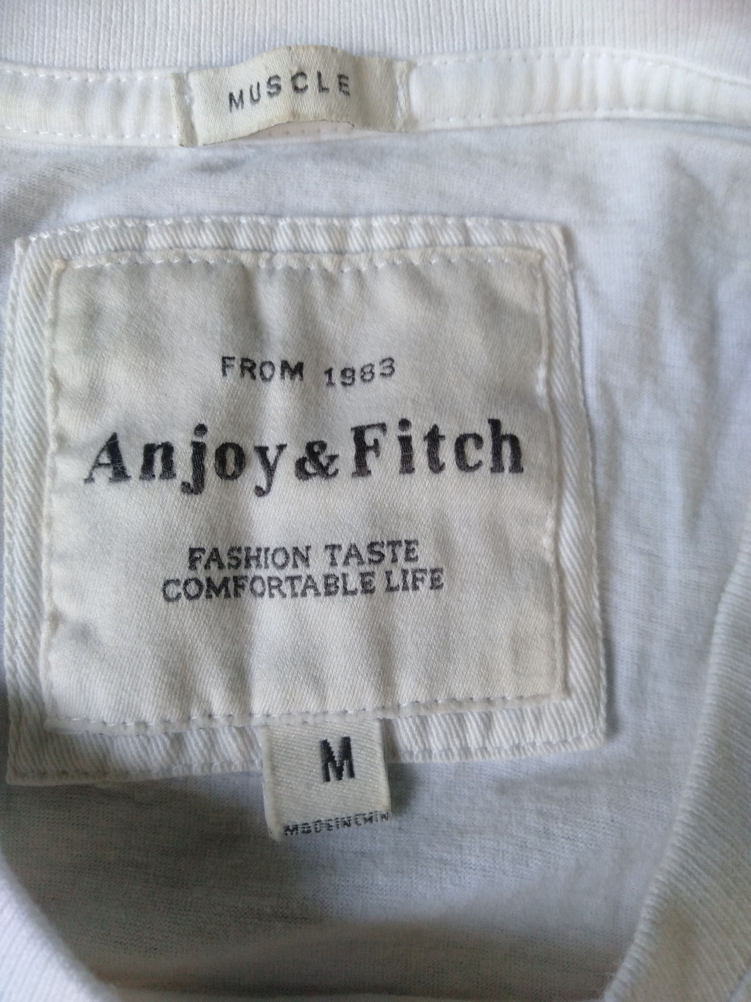 Japanese Brand Anjoy & Fitch Embroidery Logo Tee Asiteruila Size US S / EU 44-46 / 1 - 8 Thumbnail