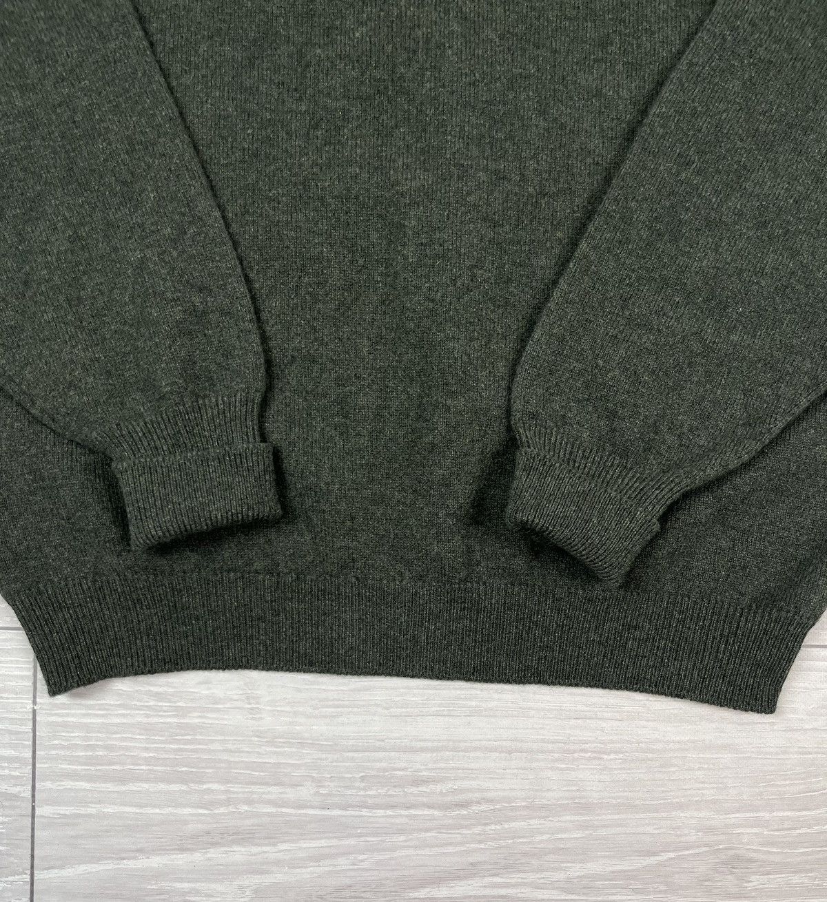 Vintage Peter Scott Walters Oxford Green Wool Knit Sweater Size US L / EU 52-54 / 3 - 7 Thumbnail
