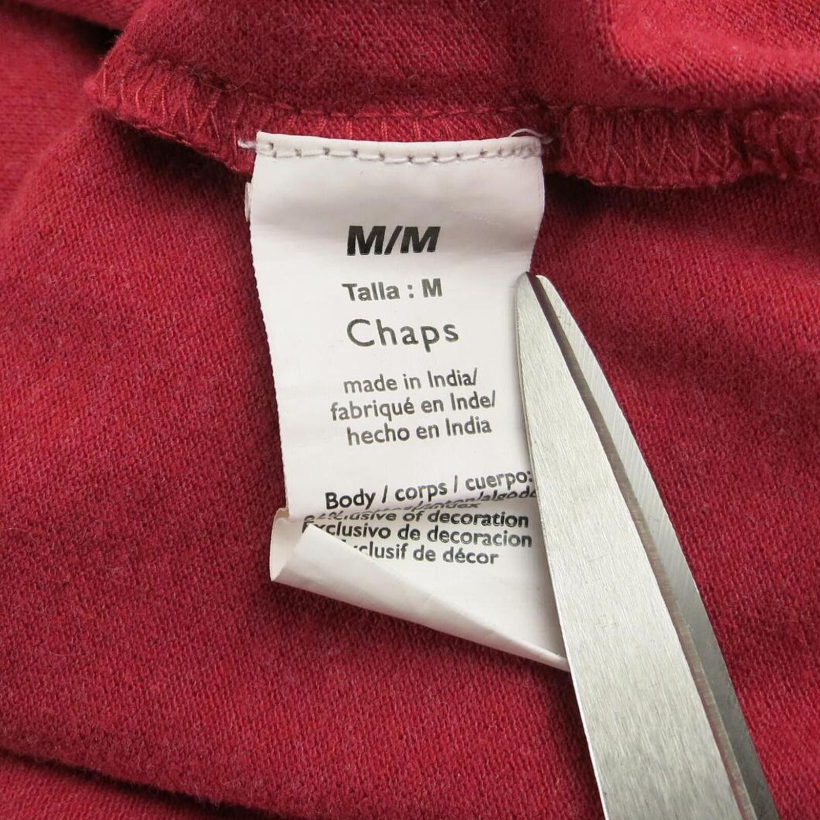 Chaps Chaps Red Polo Shirt with Embroidered Logo Men's Medium Size US M / EU 48-50 / 2 - 5 Thumbnail