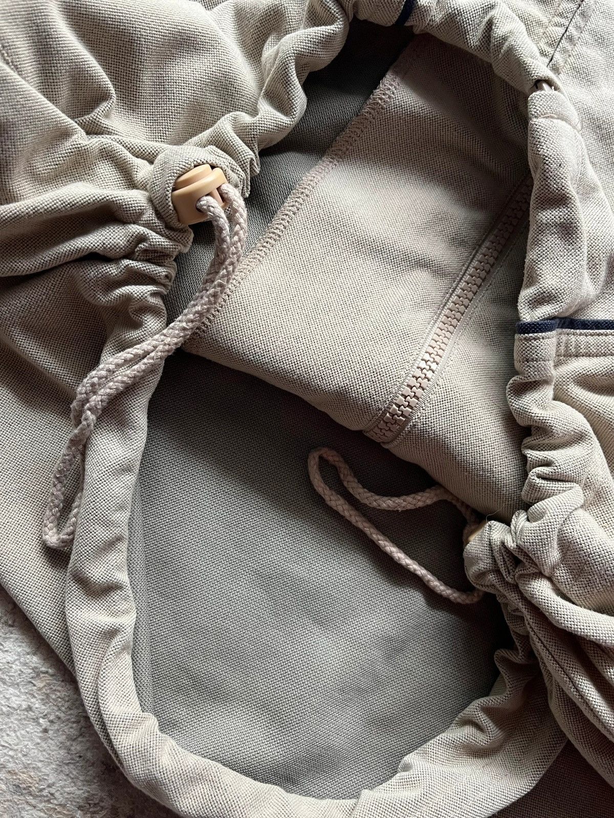 Adidas Adidas 2002 Y2K Beige Windbreaker Velour Track Jacket Rare Size US S / EU 44-46 / 1 - 6 Thumbnail