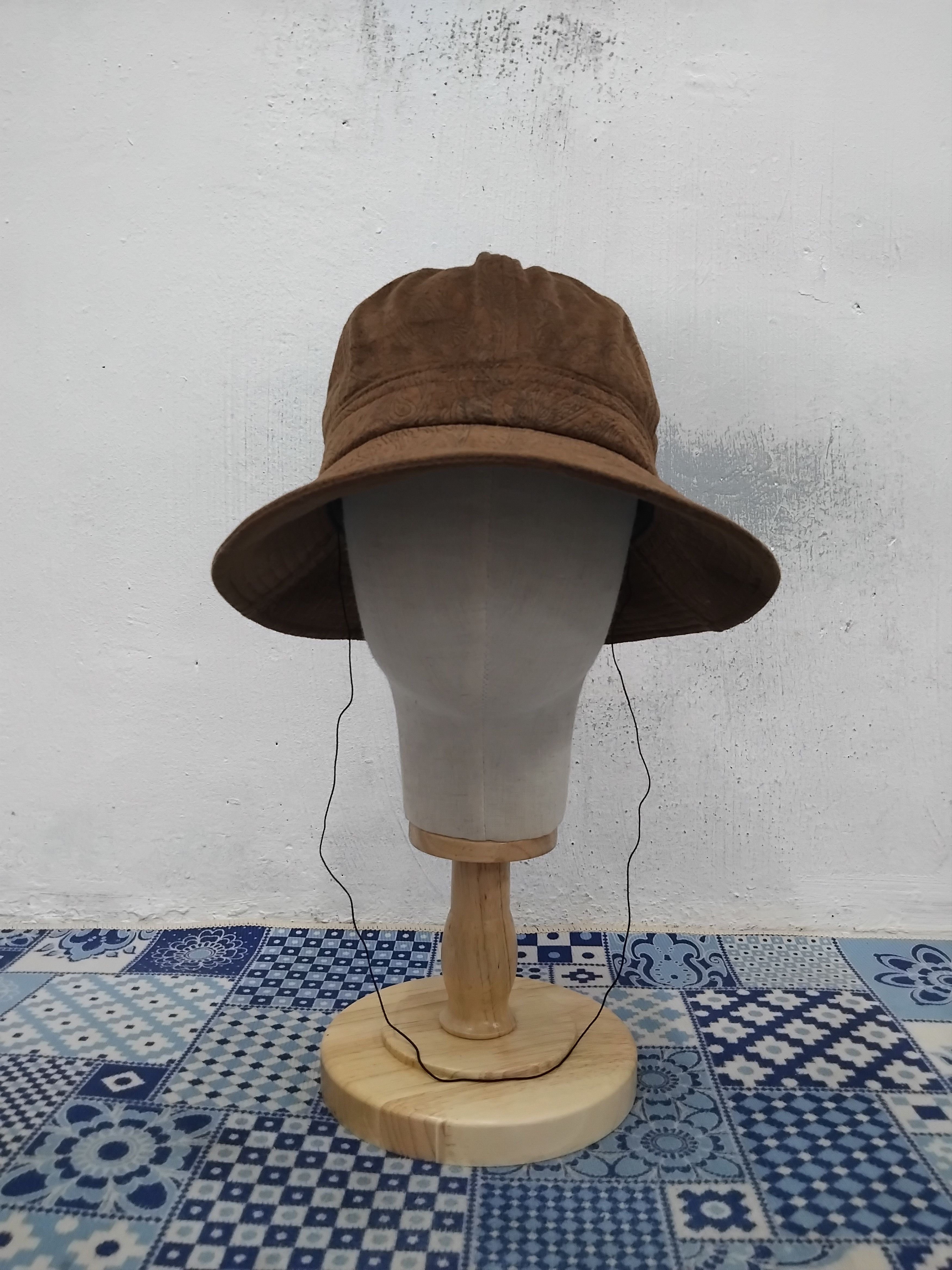 Japanese Brand 💥Unnamed liberty style chocolates colour hat Size ONE SIZE - 1 Thumbnail
