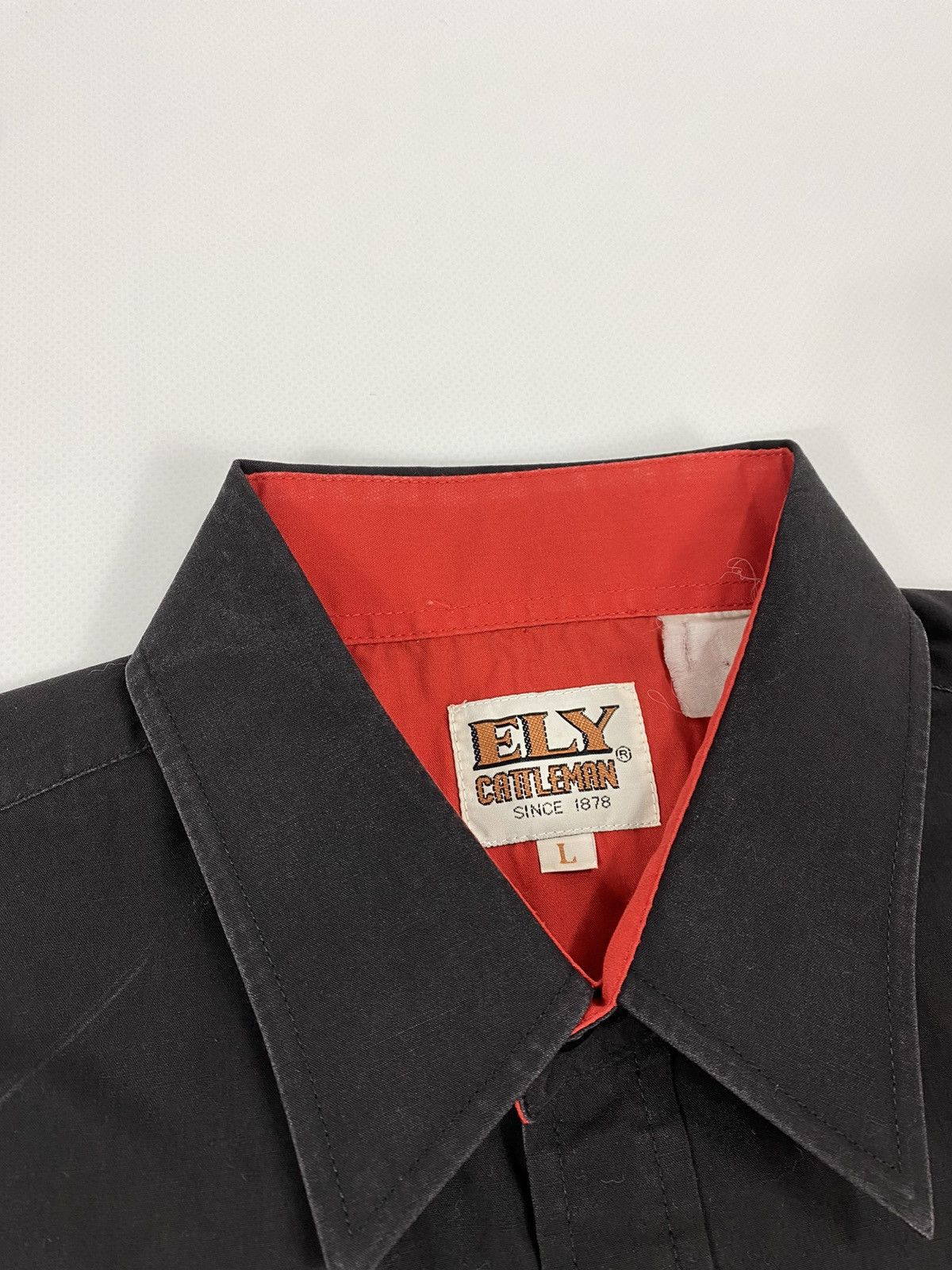 Vintage 🔥LASTDROP🔥 Vintage Ely Cattleman Flames Cowboy Western Shirt Size US L / EU 52-54 / 3 - 7 Thumbnail