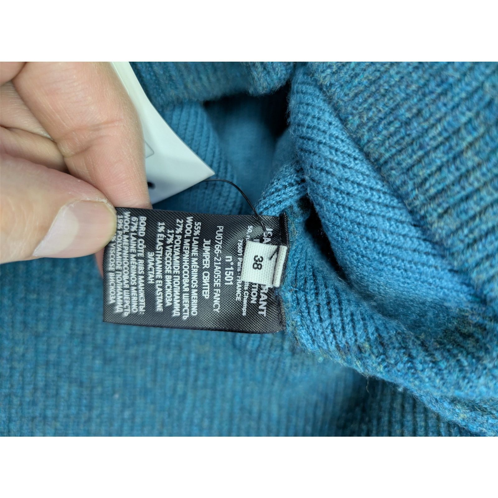 Isabel Marant o1rshd1 CC20 Fancy Quarter-Zip Sweater in Green Size US S / EU 44-46 / 1 - 17 Thumbnail