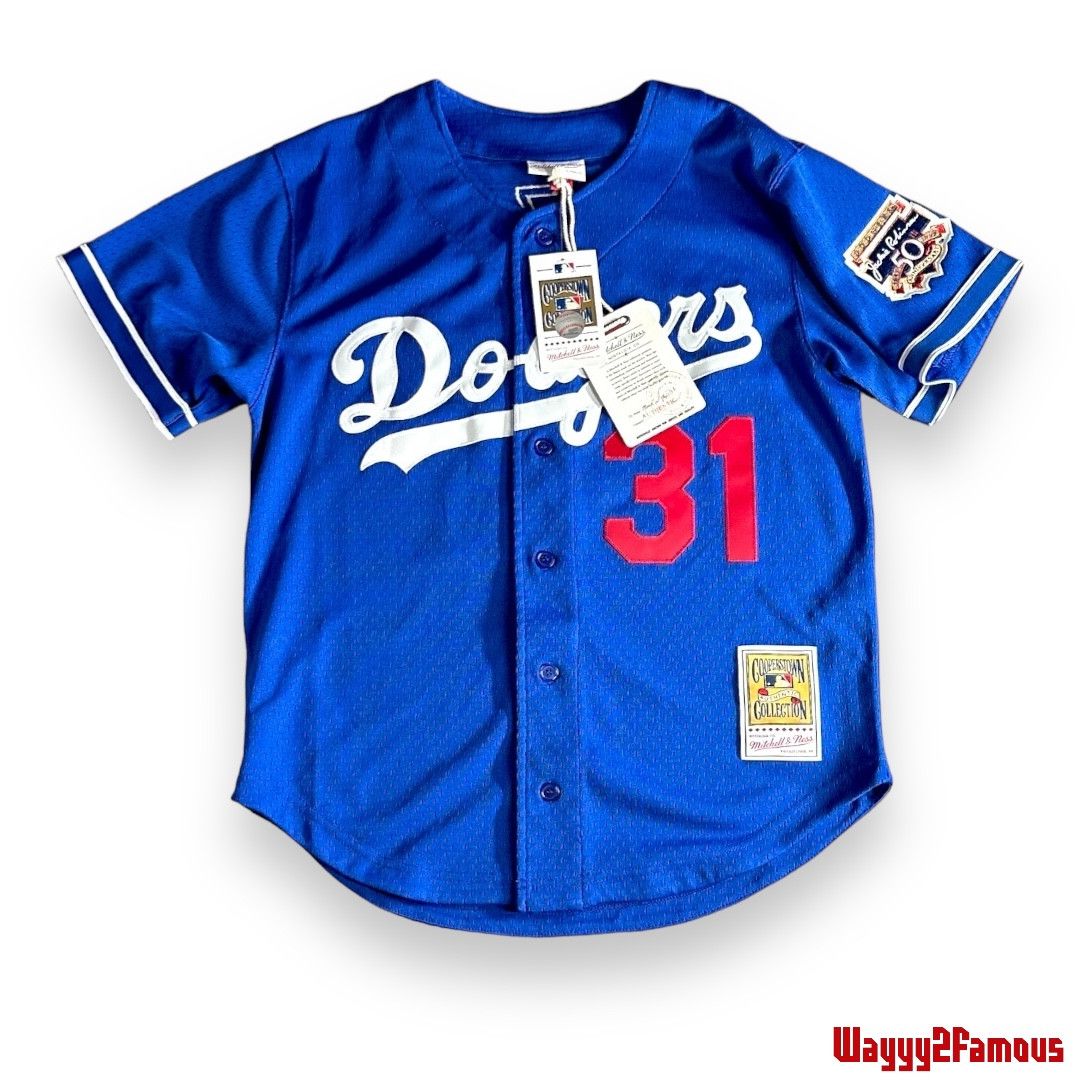 MLB × Mitchell & Ness Mike Piazza Cooperstown Collection Jersey *NWT* Size US M / EU 48-50 / 2 - 3 Thumbnail