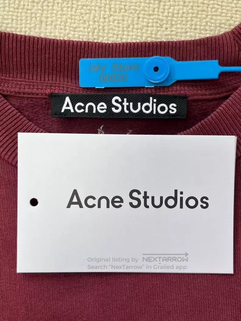 Acne Studios Acne Studios Merlot Colored Sweatshirt Size XXS / US 00 / IT 34 - 3 Thumbnail
