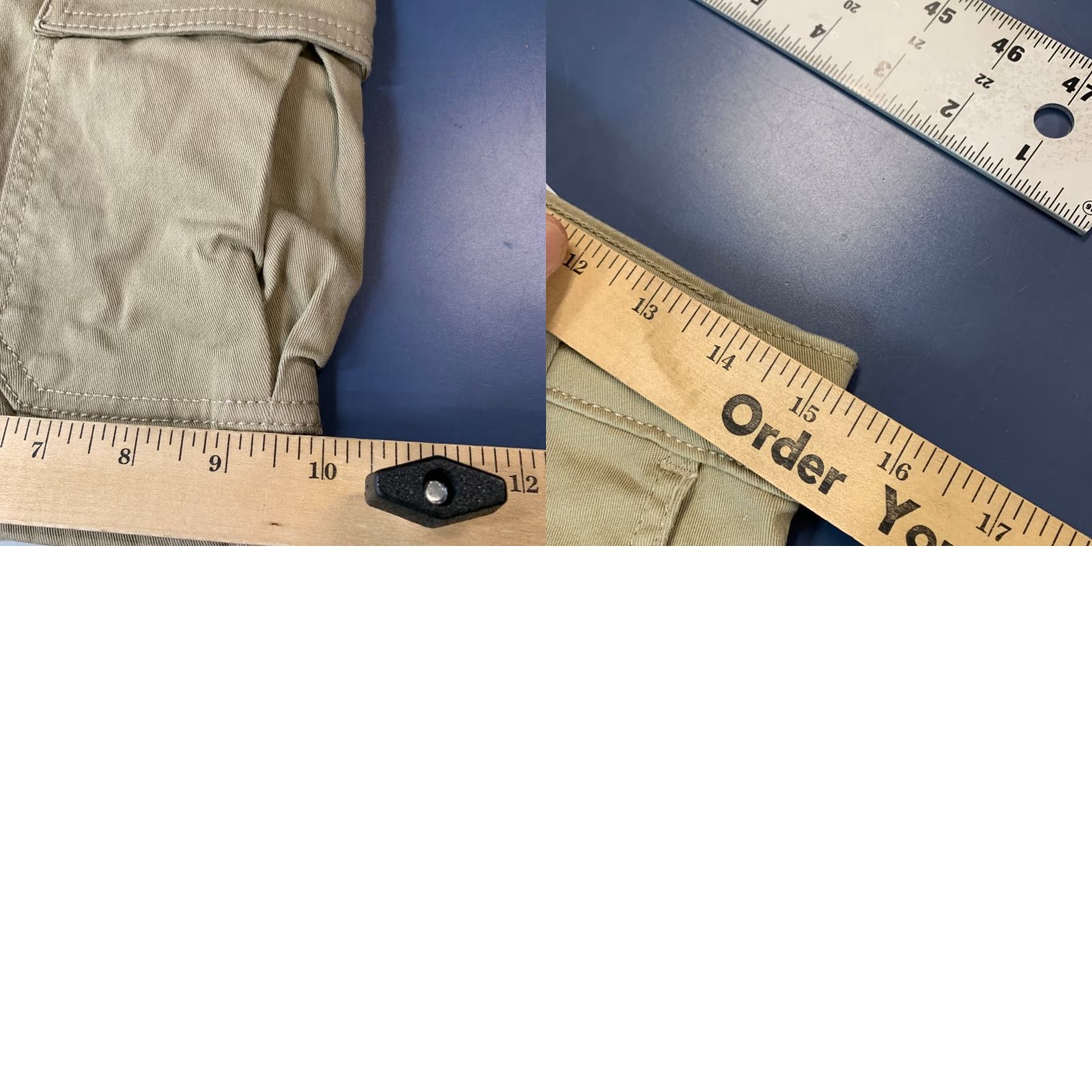 Levi's Levi's Cargo Khaki Shorts Mens 30x10 Relaxed Fit Military Outdoor Casual Summer Beige Size US 30 / EU 46 - 9 Thumbnail