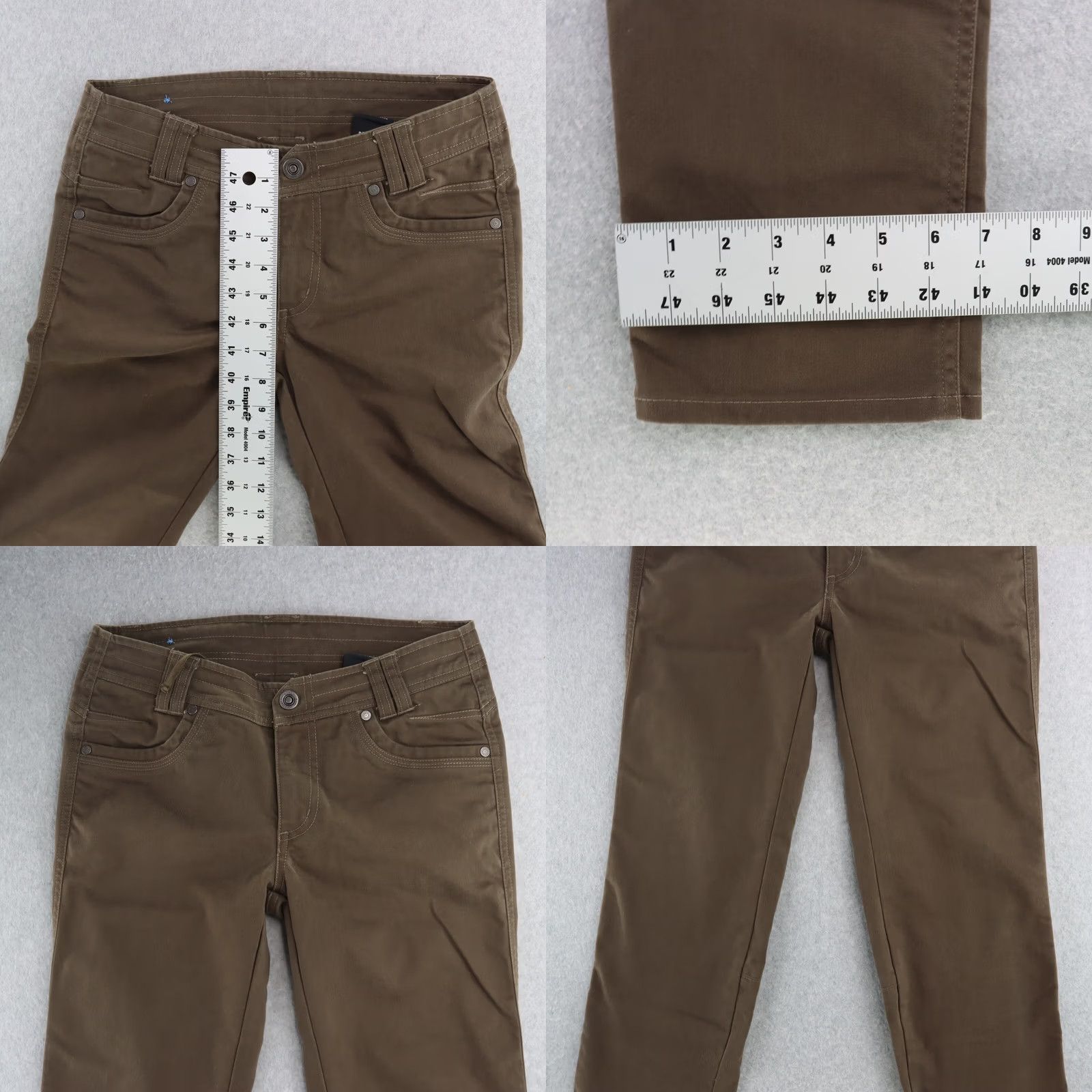 Vintage Kuhl Pants Women Size 4 Regular Military Green Hiking Cargo Authentic w Button Size 27" / US 4 / IT 40 - 8 Thumbnail