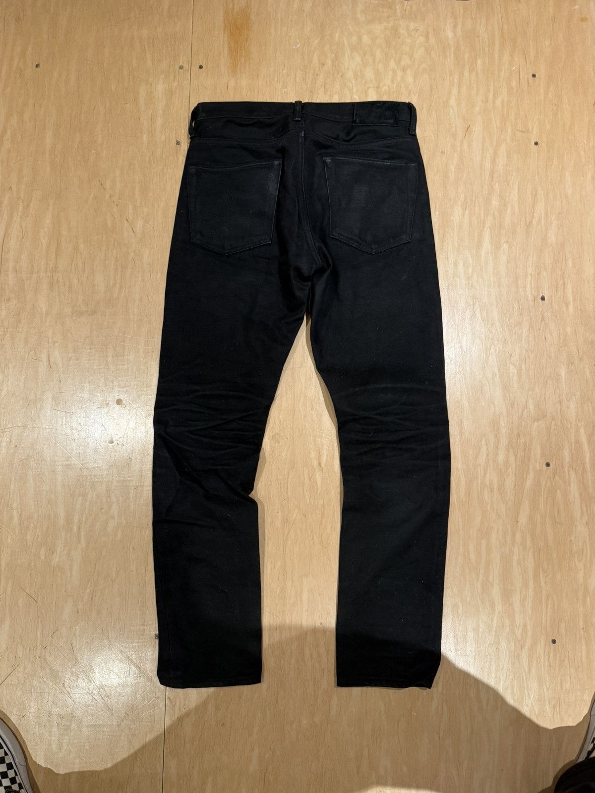 RRL Ralph Lauren RRL ralph lauren Slim Fit Black Selvedge Jean 31x32 Size US 31 - 8 Thumbnail