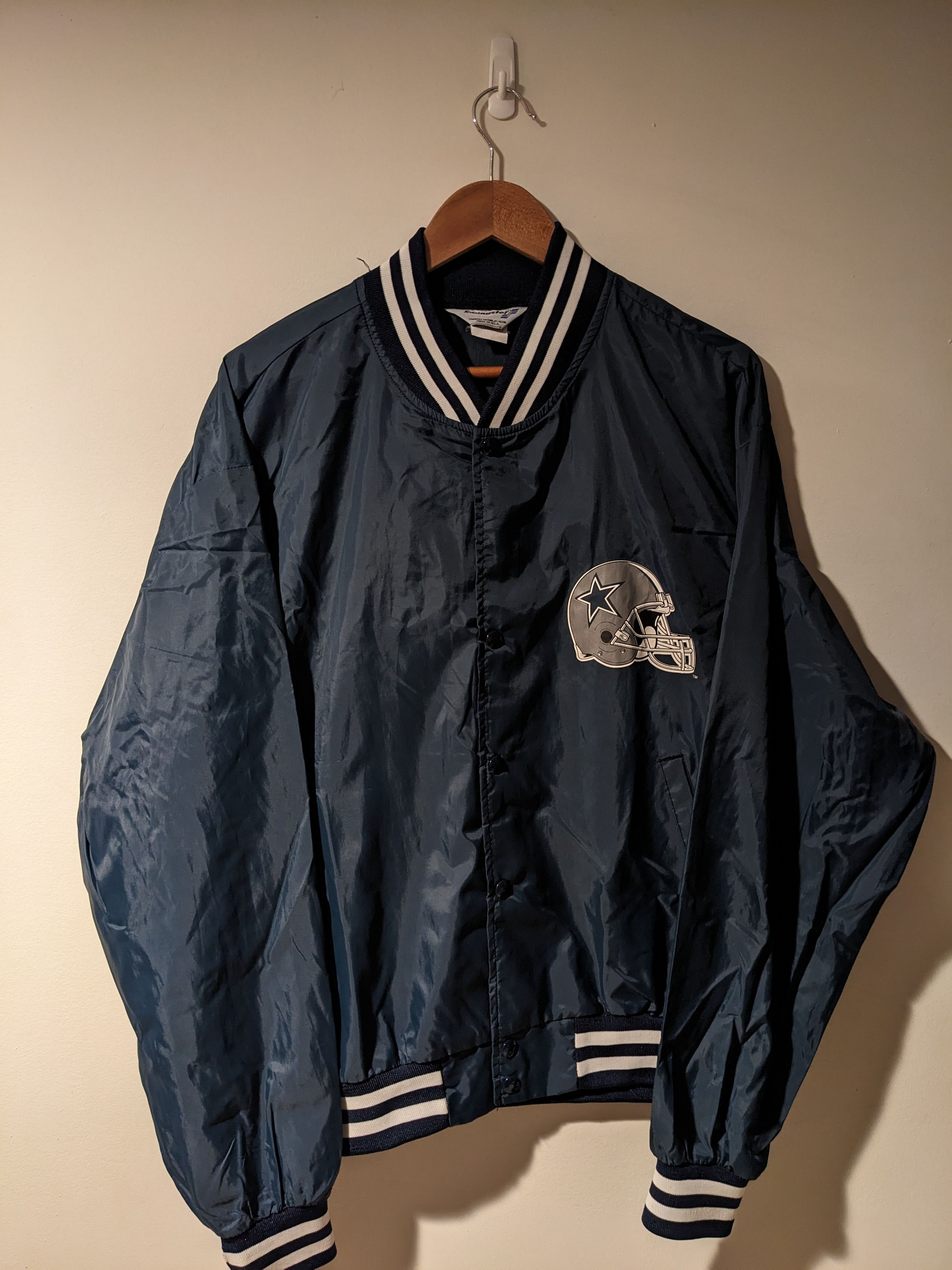 NFL × Vintage Vintage 90s Dallas Cowboys NFL Football Lightweight Jacket Size US XXL / EU 58 / 5 - 4 Thumbnail