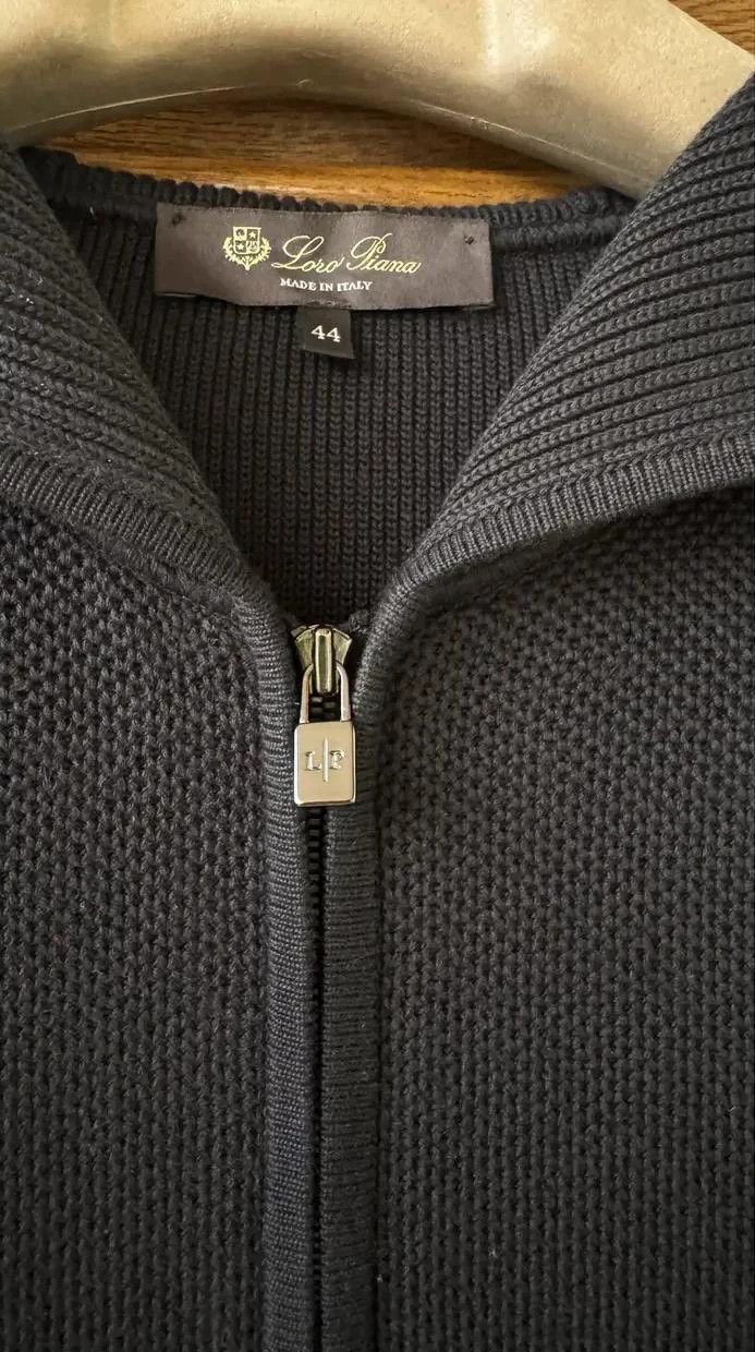 Loro Piana LoroPiana Women's Black Knit Sweater-2508 Size L / US 10 / IT 46 - 4 Thumbnail
