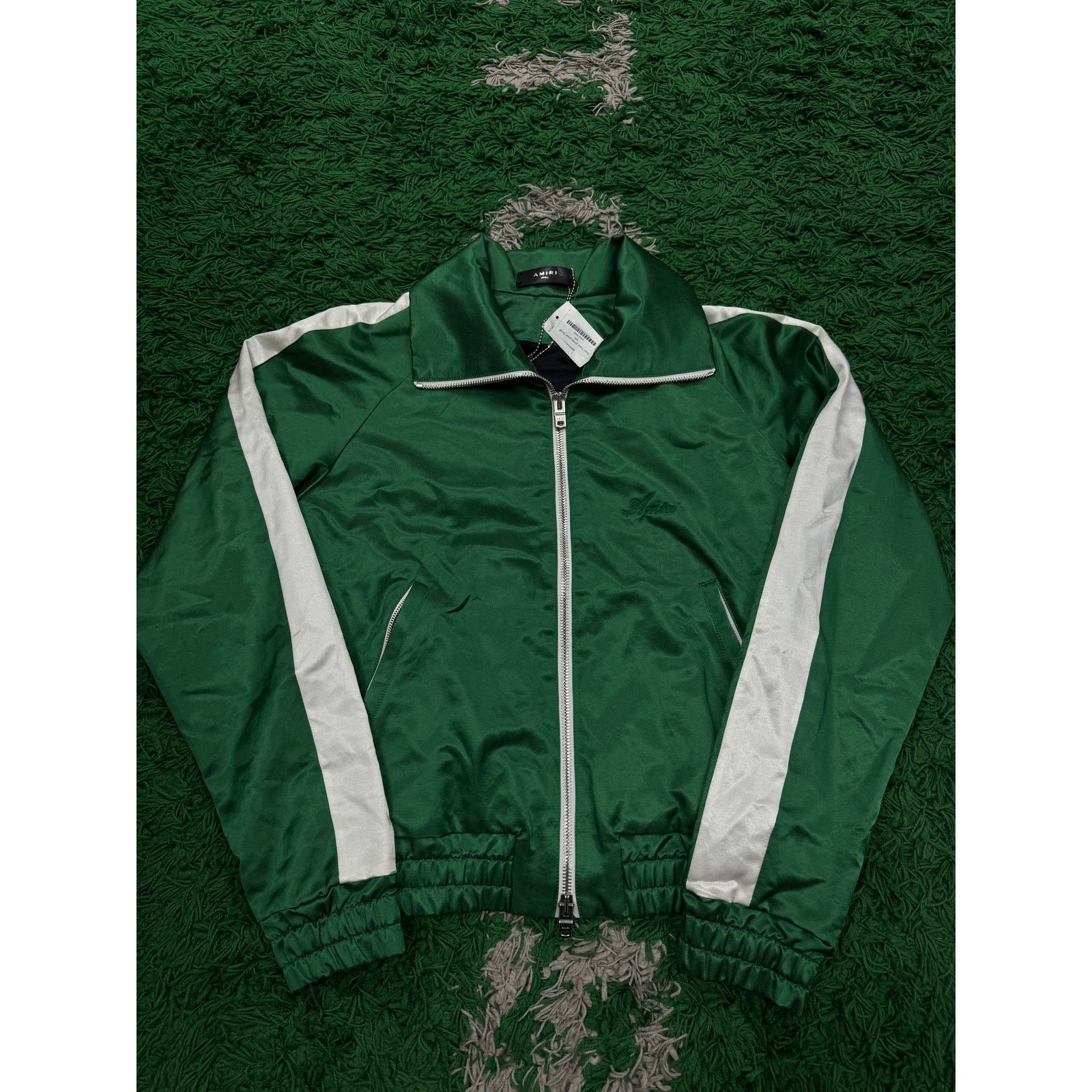 Amiri Amiri Track Jacket Green Used Small Size US S / EU 44-46 / 1 - 1 Thumbnail