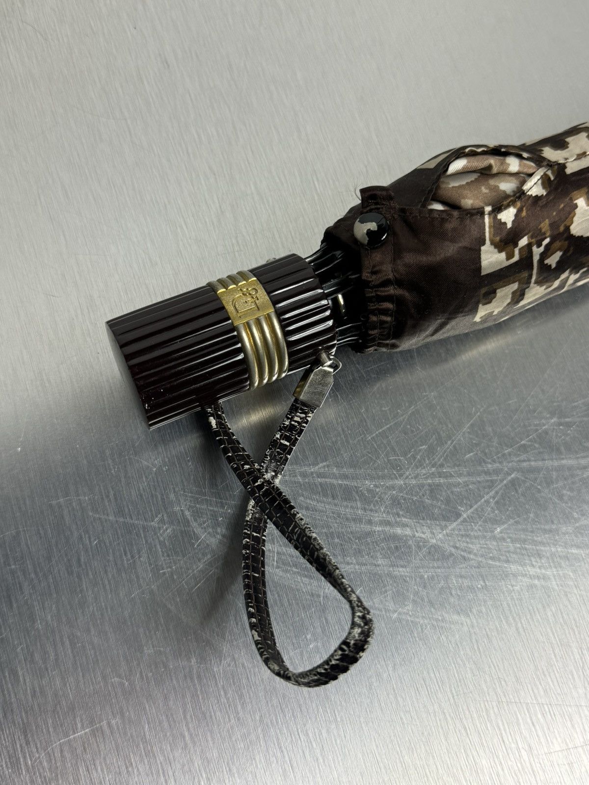 Dior Vintage Christian Dior Trotter brown Monogram Umbrella Size ONE SIZE - 2 Thumbnail
