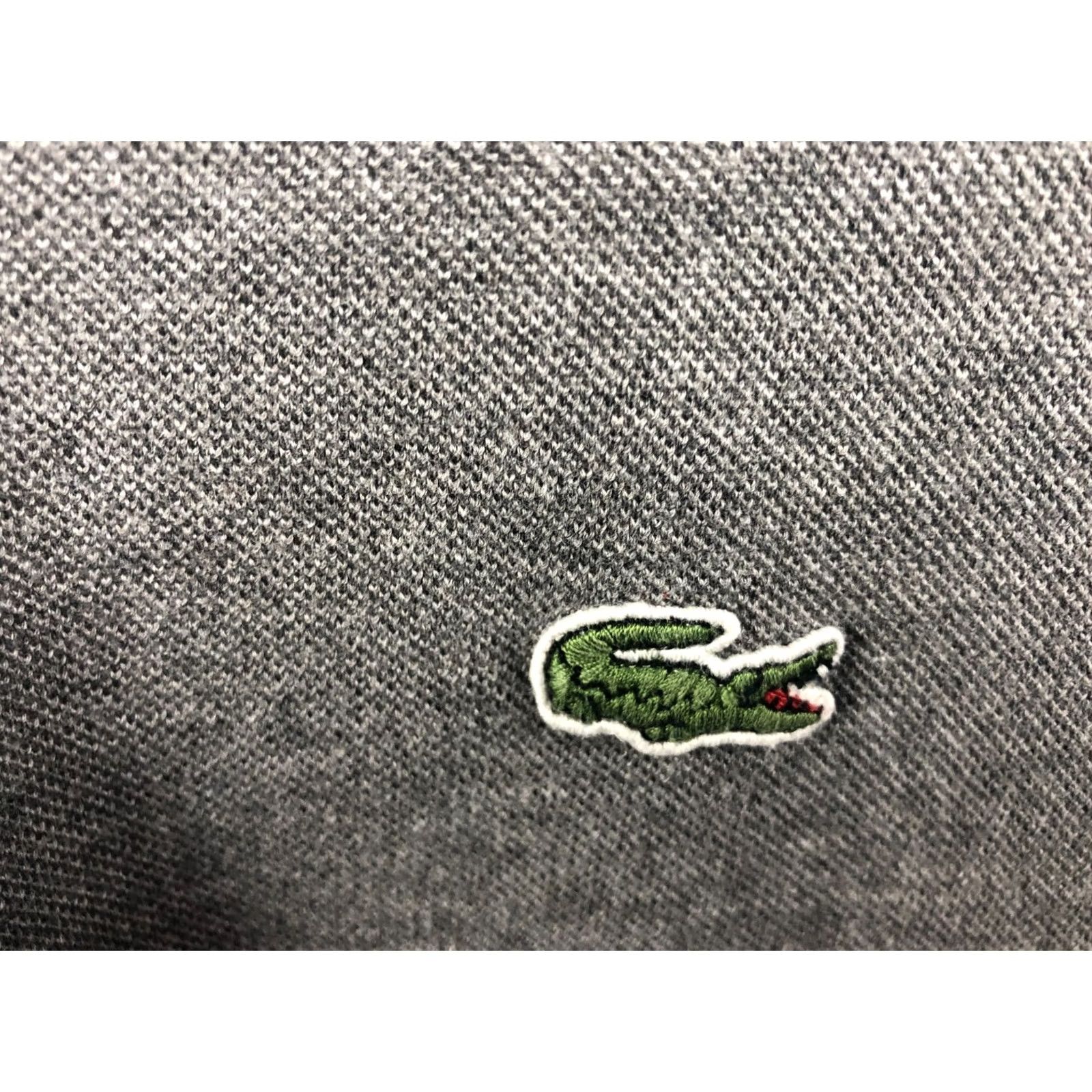 Lacoste Lacoste Polo Men Size 3 Cotton Gray Short Sleeve Collared Logo Embroidered Jersey Vintage: No Breatheable Classic Regular Fit Shirt Size US S / EU 44-46 / 1 - 6 Thumbnail