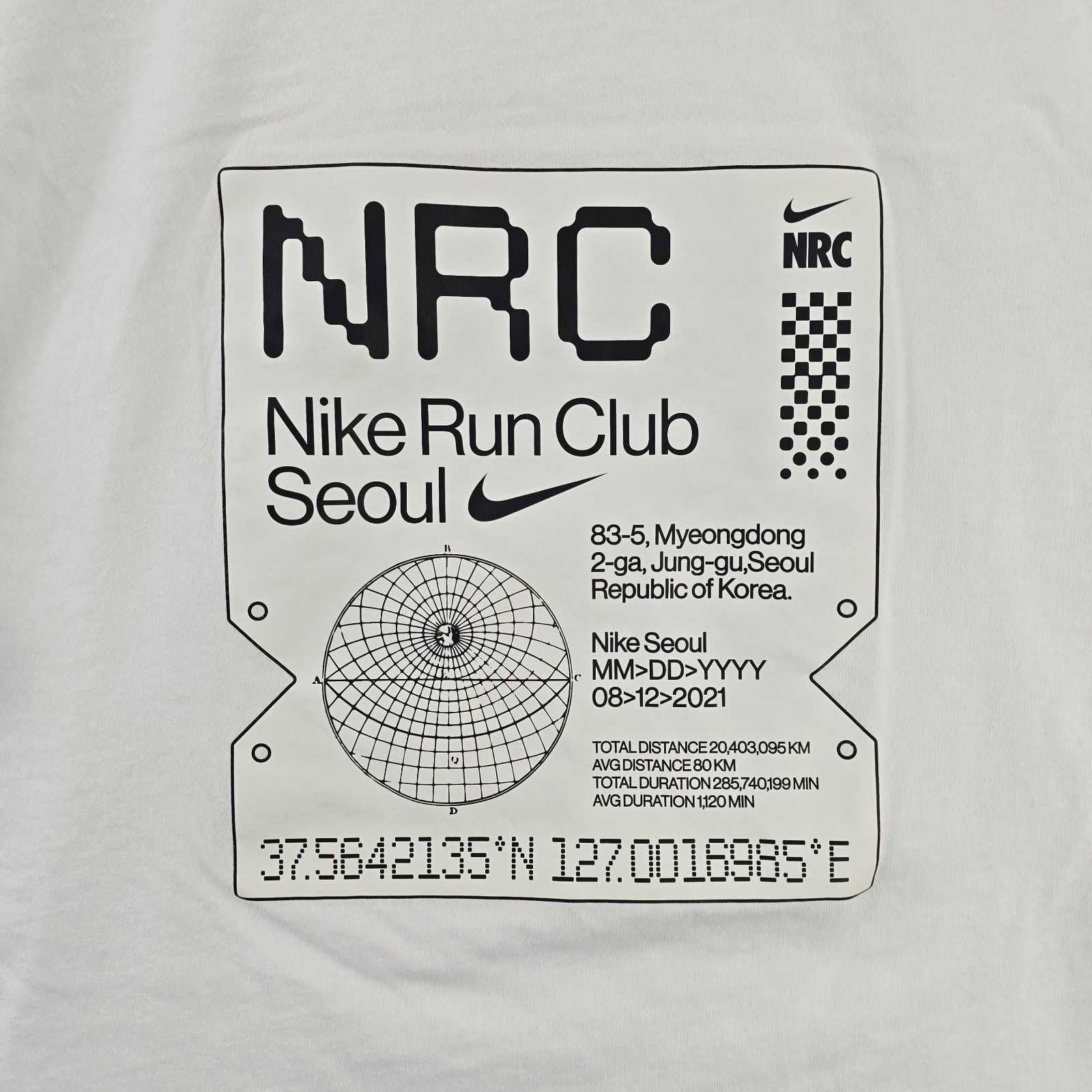 Nike Nike Seoul Run Club Shirt Mens XL White NRC Center Swoosh Size US XL / EU 56 / 4 - 10 Thumbnail