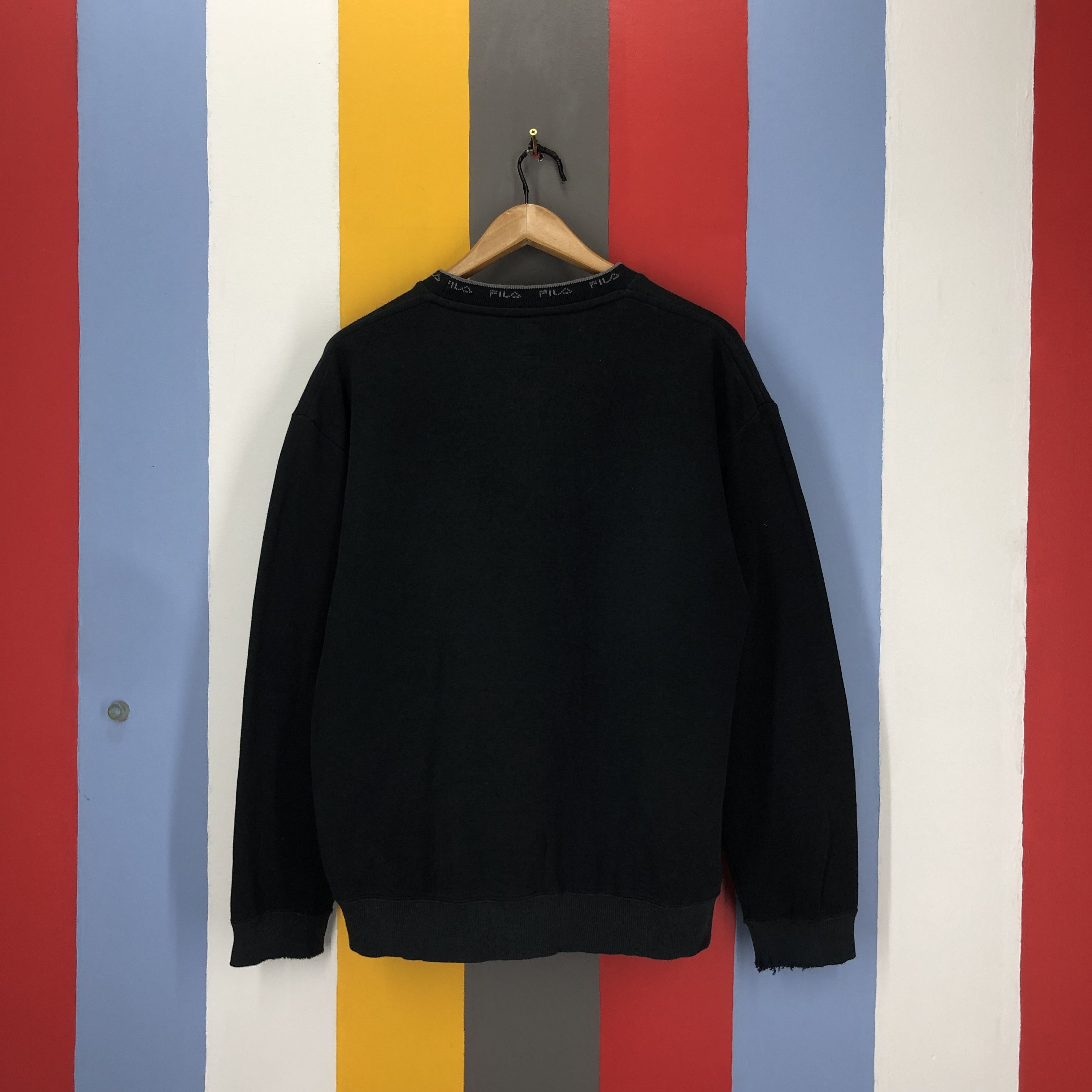Fila FILA Thrashed Crew Neck Sweatshirt #1594/01 Size US L / EU 52-54 / 3 - 10 Thumbnail