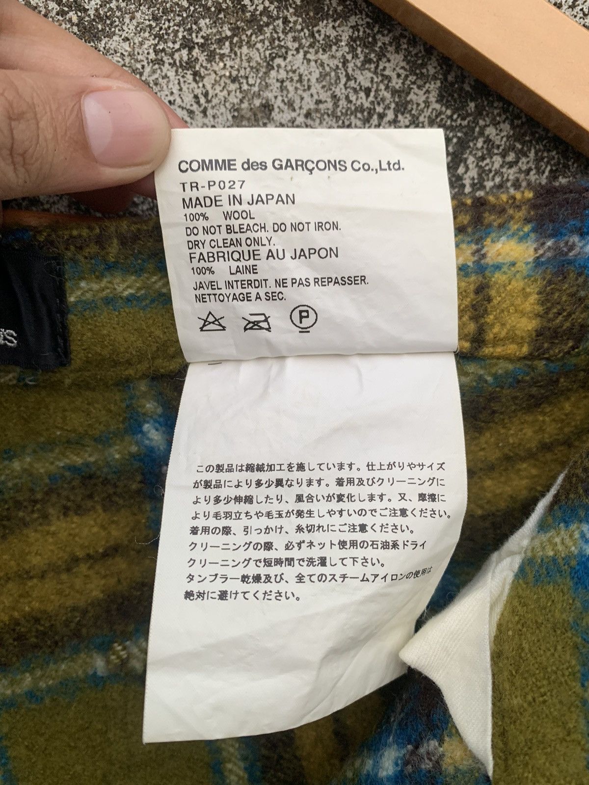 Comme des Garcons Vintage Comme des Garcons Yellow Plaid Pants Wool Size 30" / US 8 / IT 44 - 13 Thumbnail