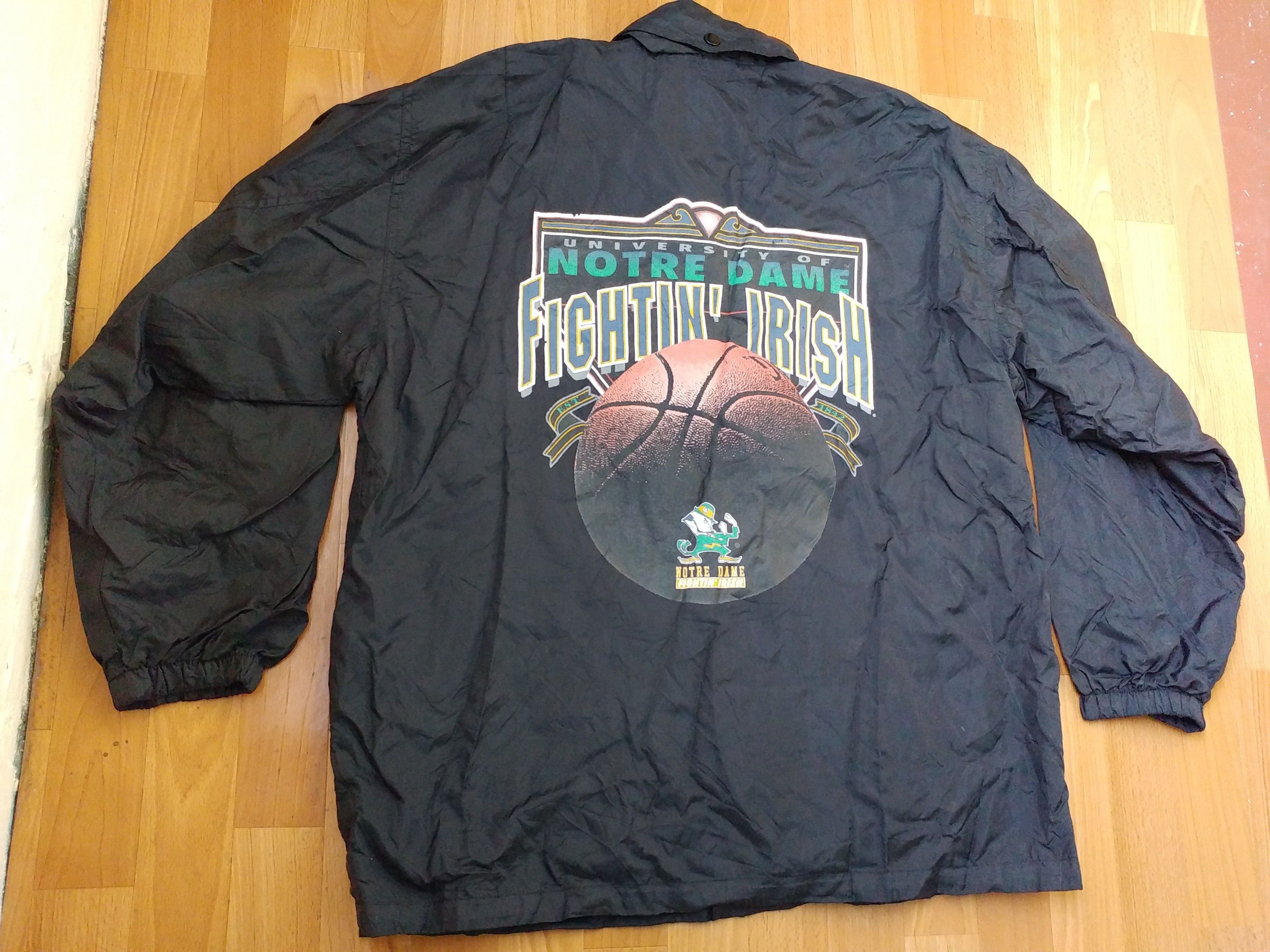NFL × Vintage NFL Notre Dame Fighting Irish jacket, CMP windbreaker L Size US XL / EU 56 / 4 - 3 Thumbnail