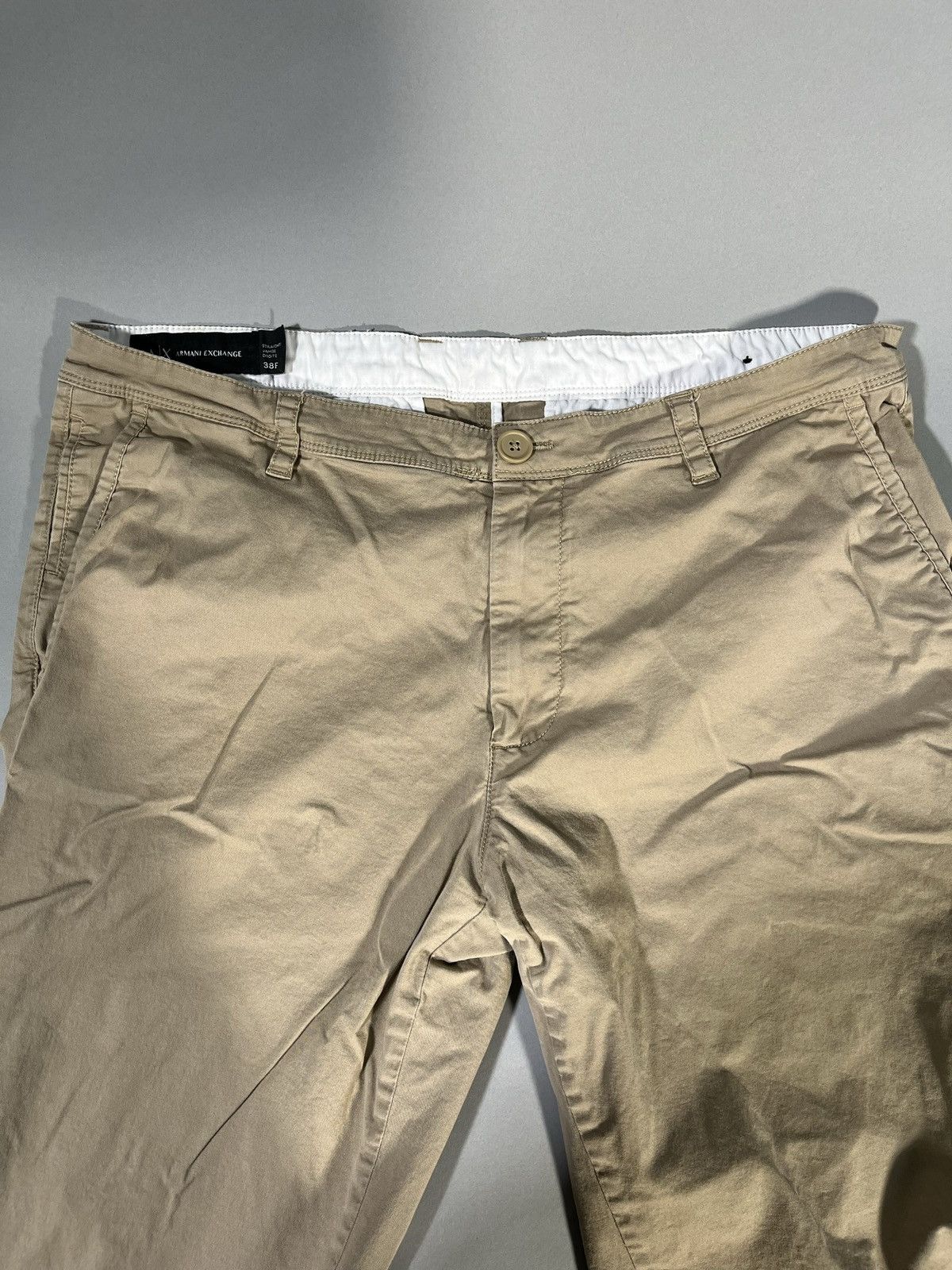 Armani × Armani Exchange Tan Armani Exchange Khaki Pants Size US 38 / EU 54 - 2 Thumbnail